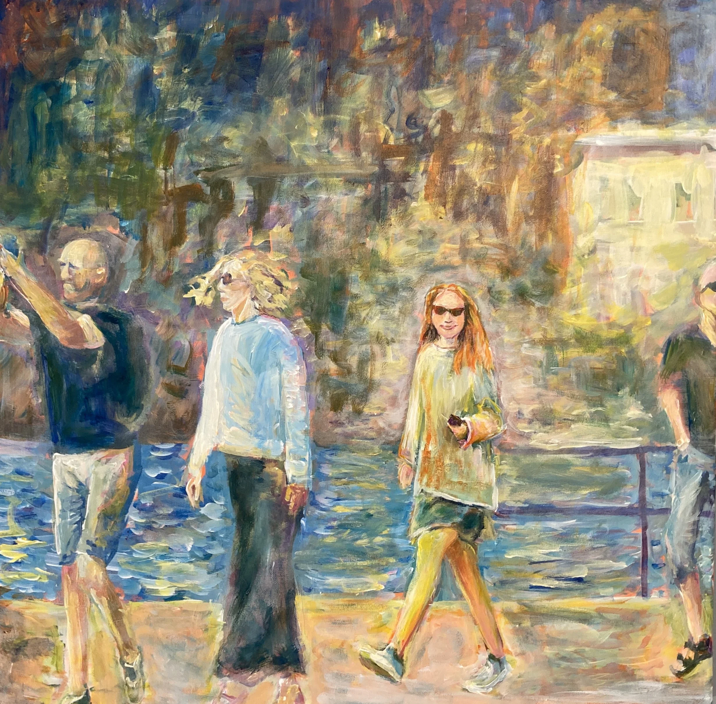 "Et smi fra en fremmed".   50 x 50