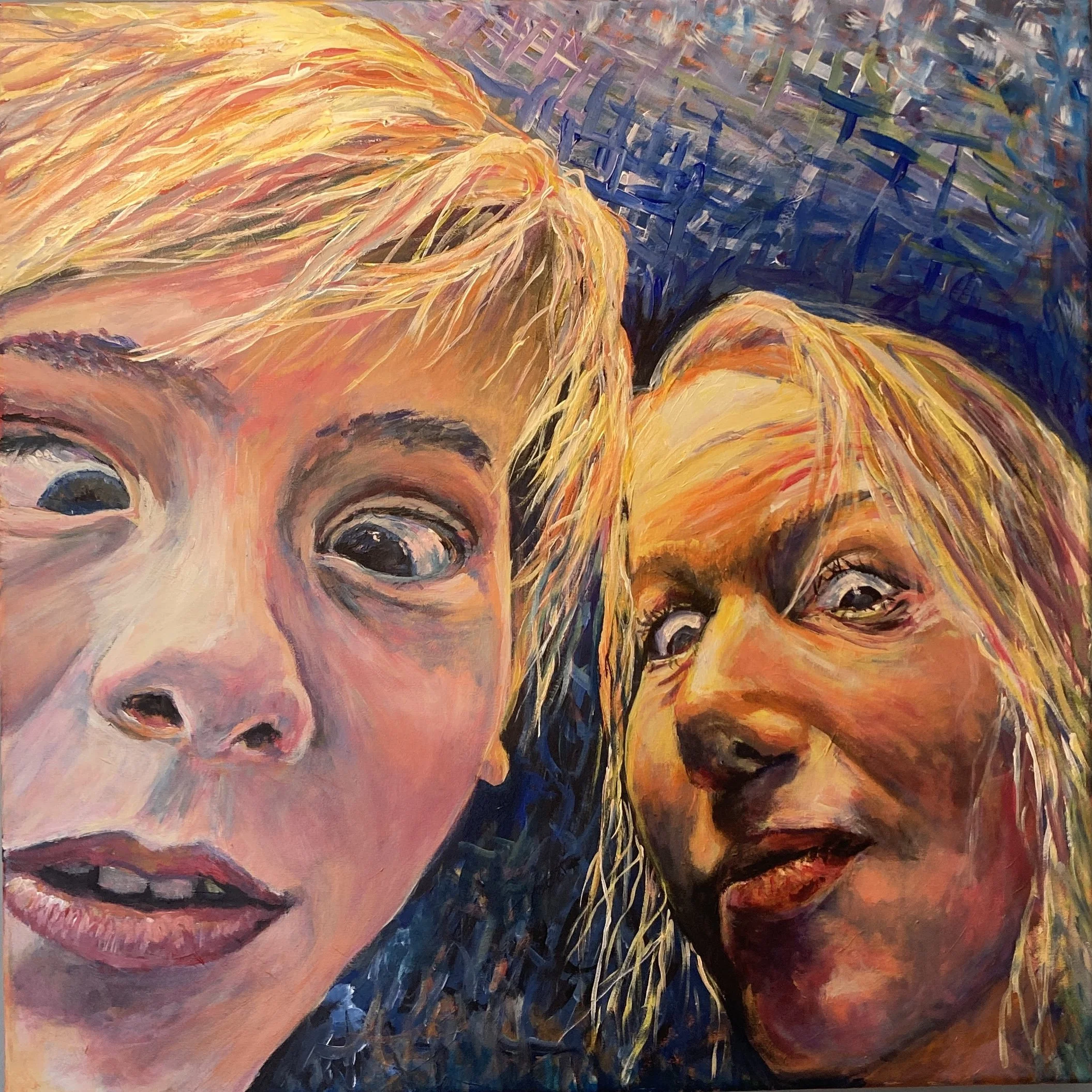 "Fjollehoveder"  50 x  50