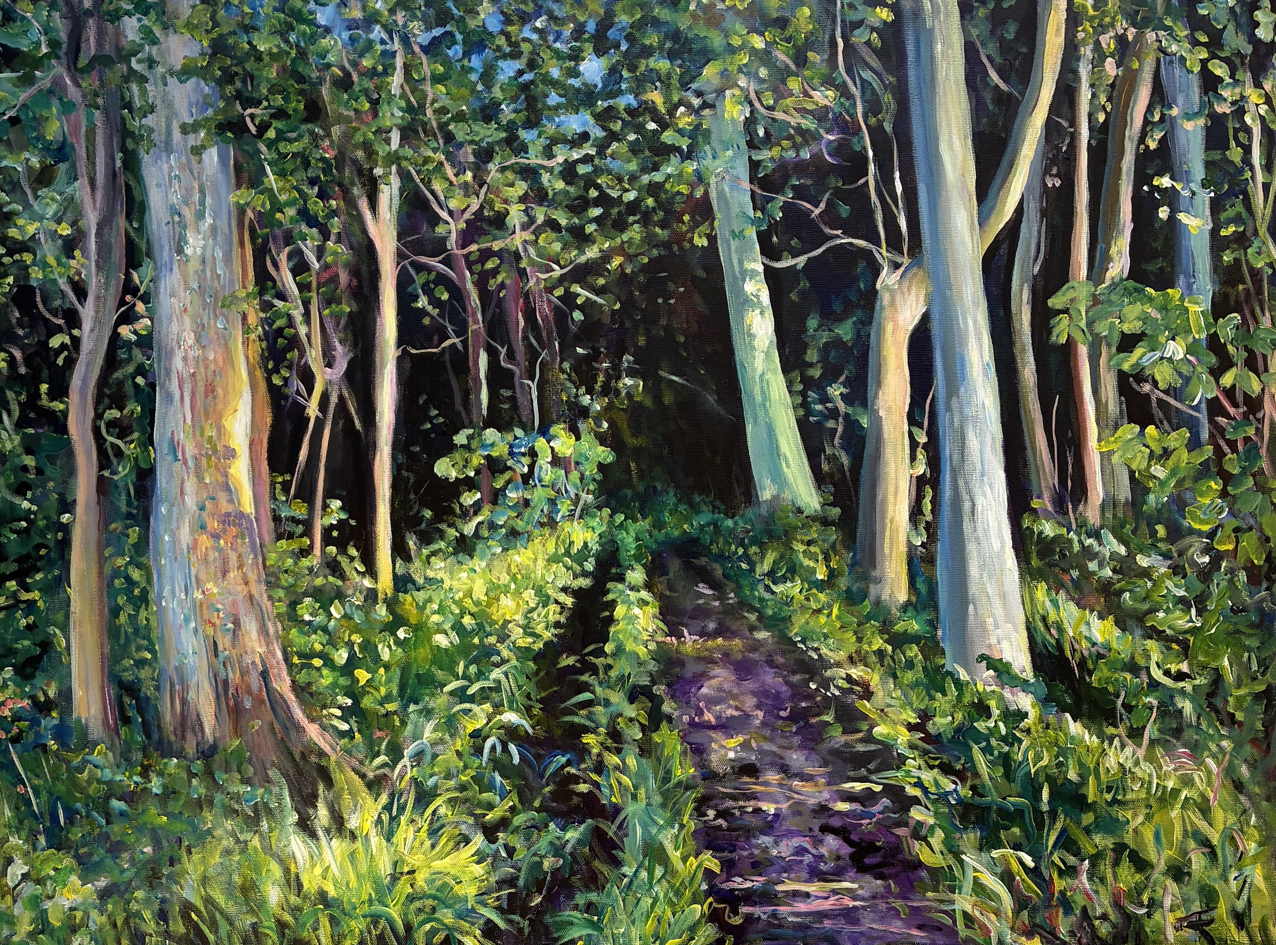 Nyt værk (titel på vej) 60 x 80