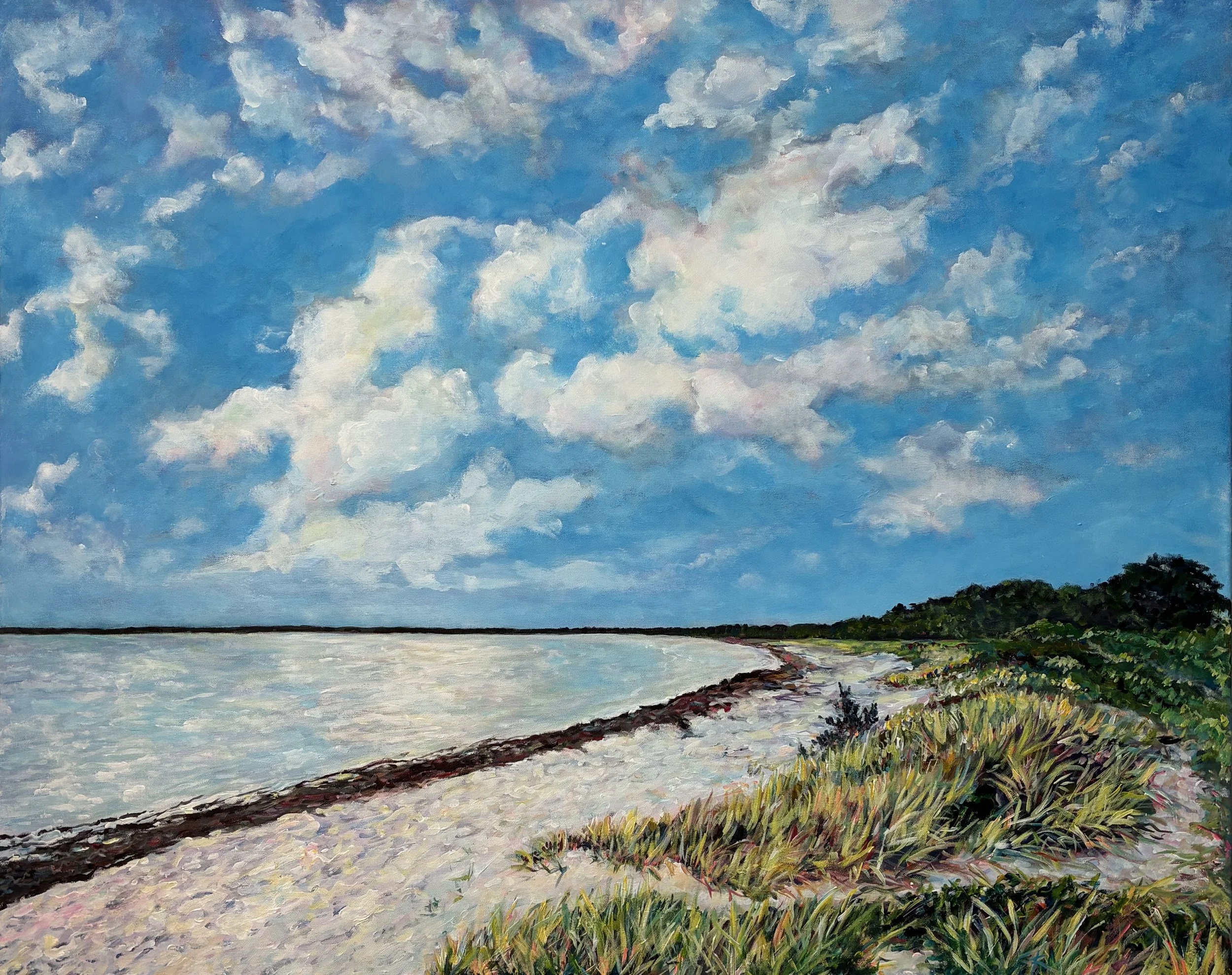 "Skyernes rejse"   80 x 100