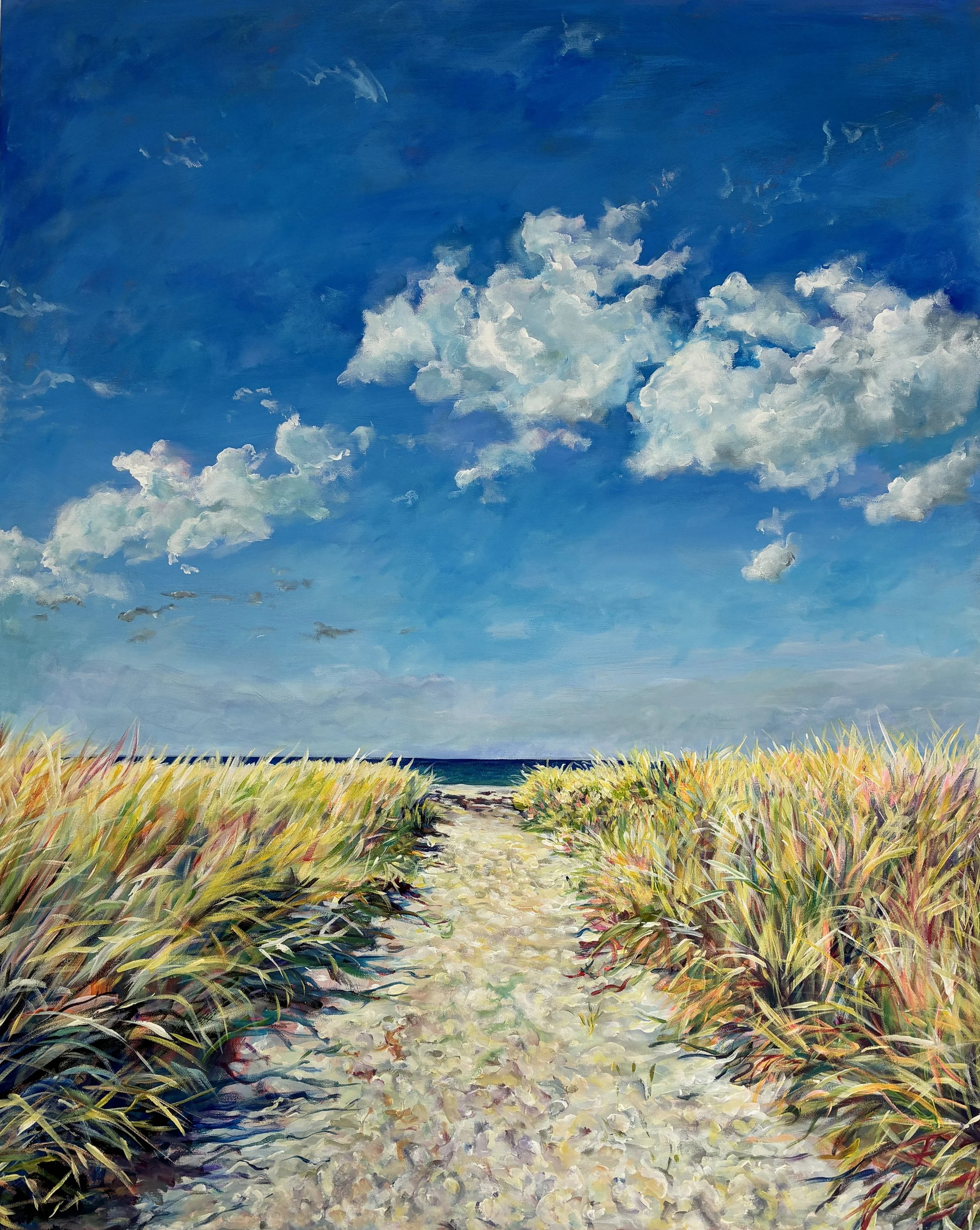 "Mellem strå og stilhed" 100 x 80" (SOLGT)