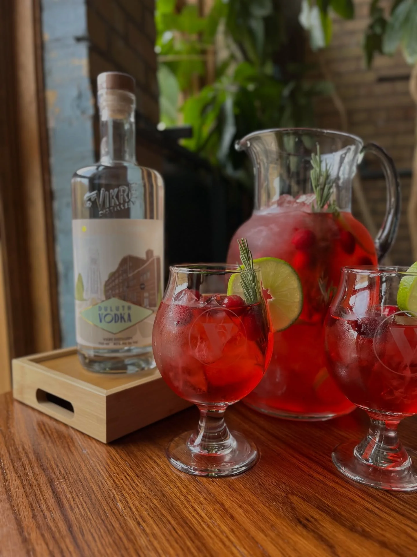 Guess who&rsquo;s back!!! Cranberry Rosemary Punch is here for the holiday season! We have kits to go for those who want to make it at home for all their gatherings - each kit makes 12 servings. And it&rsquo;s also available to order at the bar! #vik