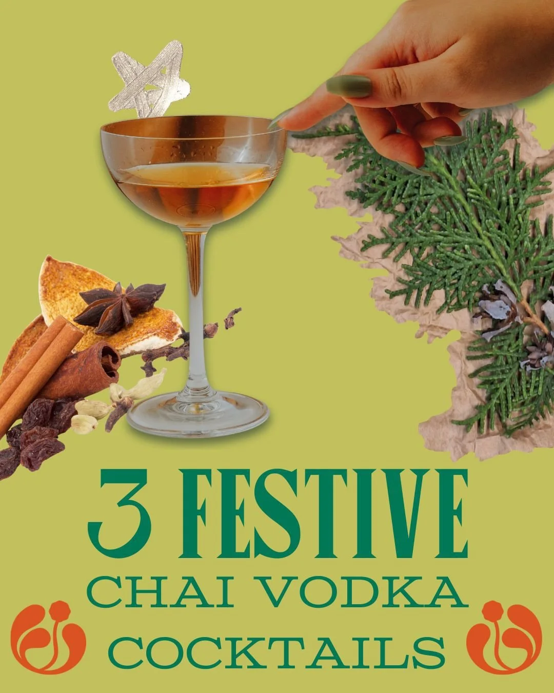 It&rsquo;s a festive sort of week and we have some festive chai vodka cocktails for you! #cocktailrecipe #vikredistillery #chai