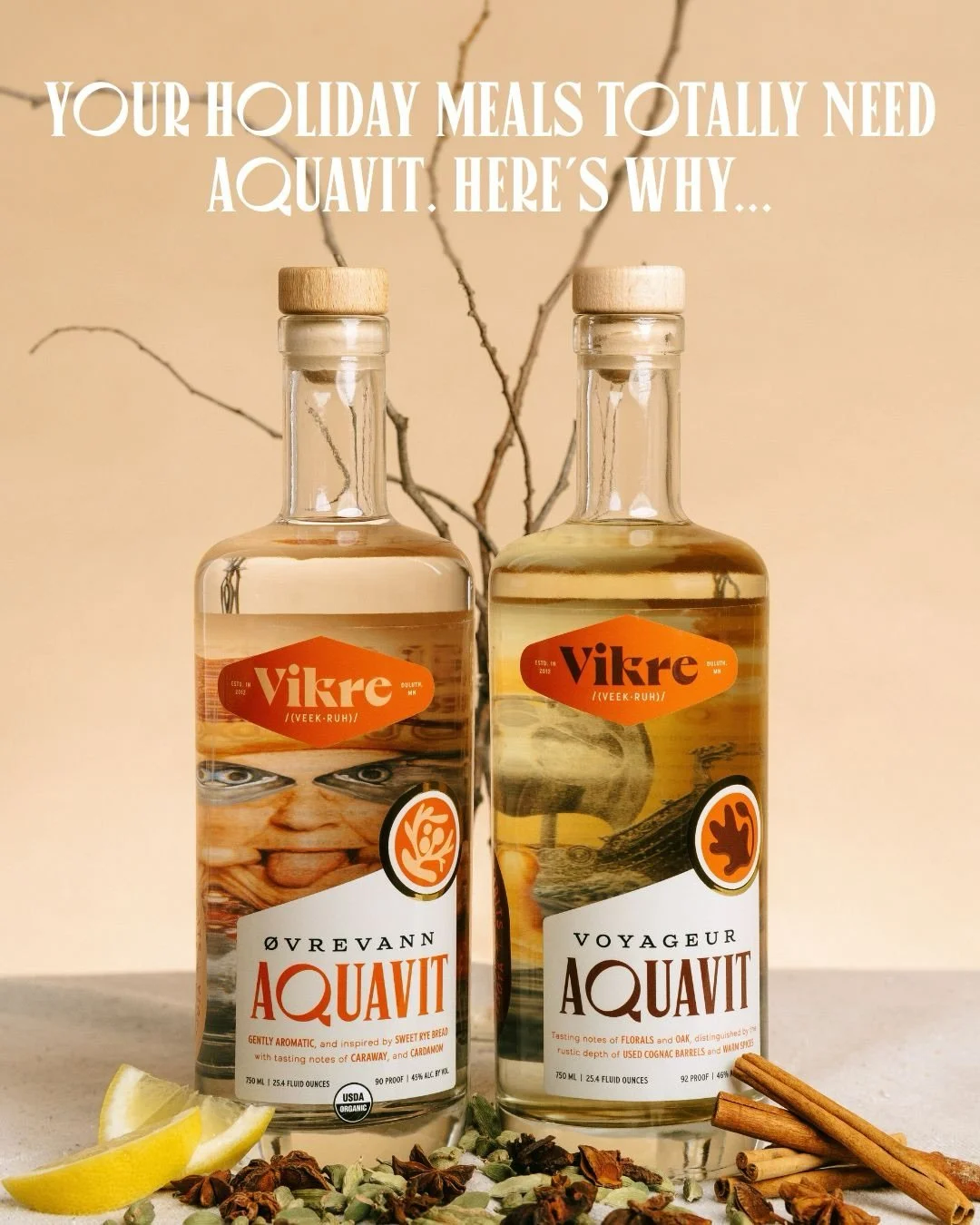 It&rsquo;s aquavit time!!!! #vikredistillery #aquavit #nordic #jul