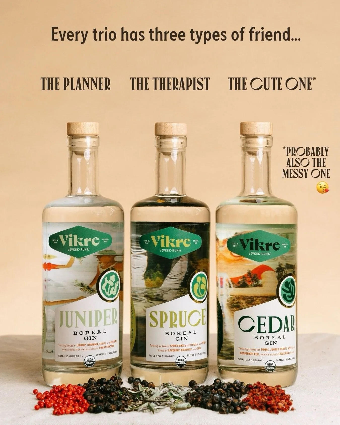 But which are you?? Of course, in this case &ldquo;the planner&rdquo; = balanced with the perfect juicy twist of rhubarb, and absolutely ready to make any classic cocktail. &ldquo;The therapist&rdquo; = fragrant, floral, herbal, ready to add depth to