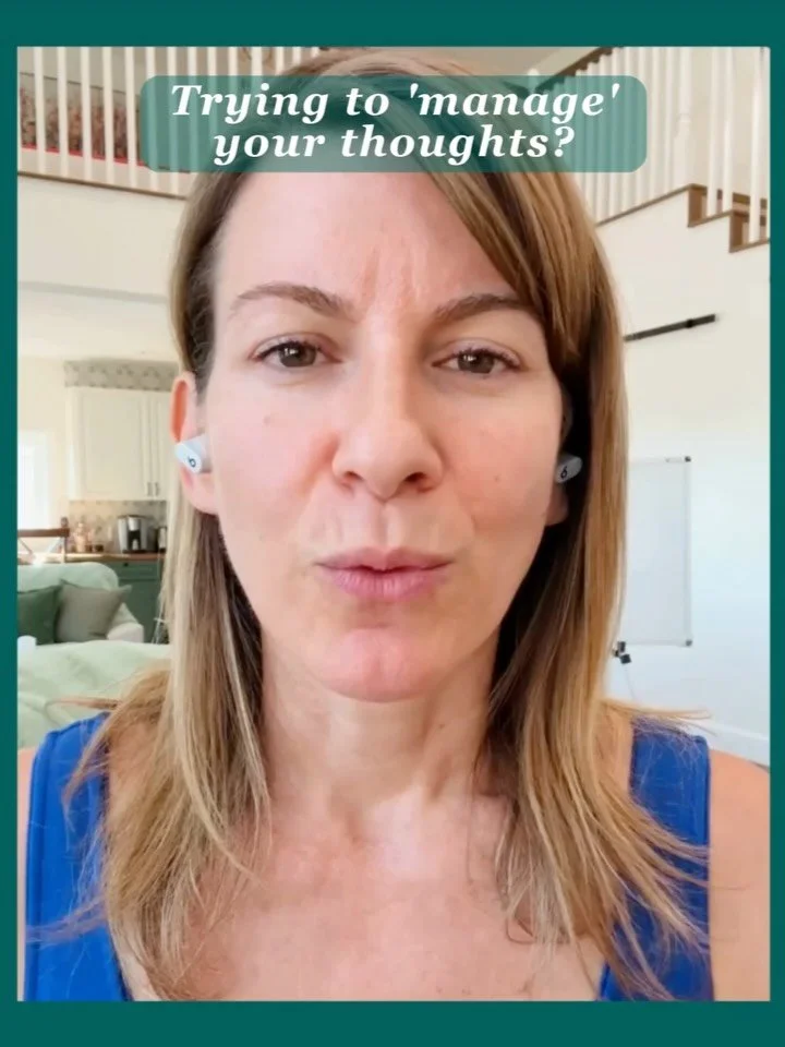 For years, I tried to manage my thoughts.
I believed if I could just think better&mdash;more positively, more spiritually, more clearly&mdash;then everything else would fall into place.

But no matter how many affirmations I repeated&hellip;
No matte
