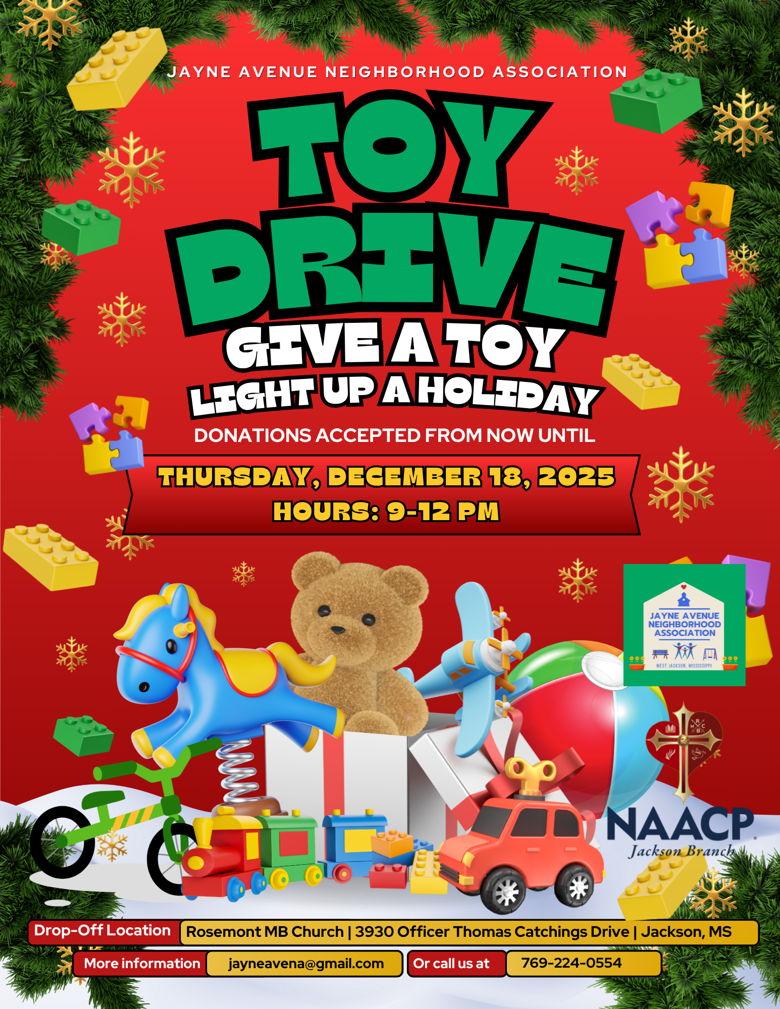 Jayne Ave Toy Drive