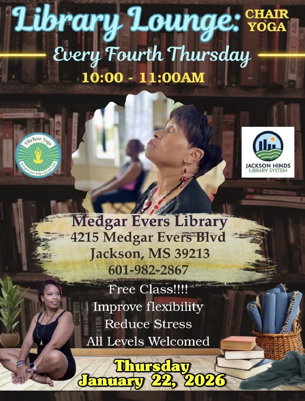 Library Lounge: Chair Yoga