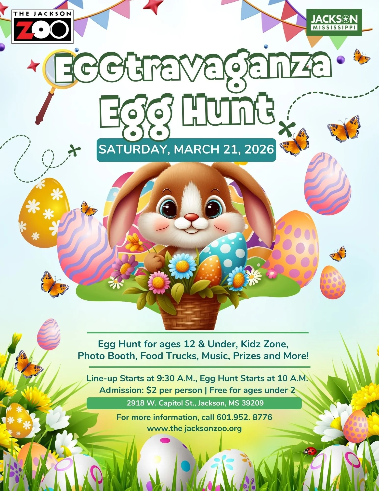 Jackson Zoo’s Eggtravaganza Egg Hunt