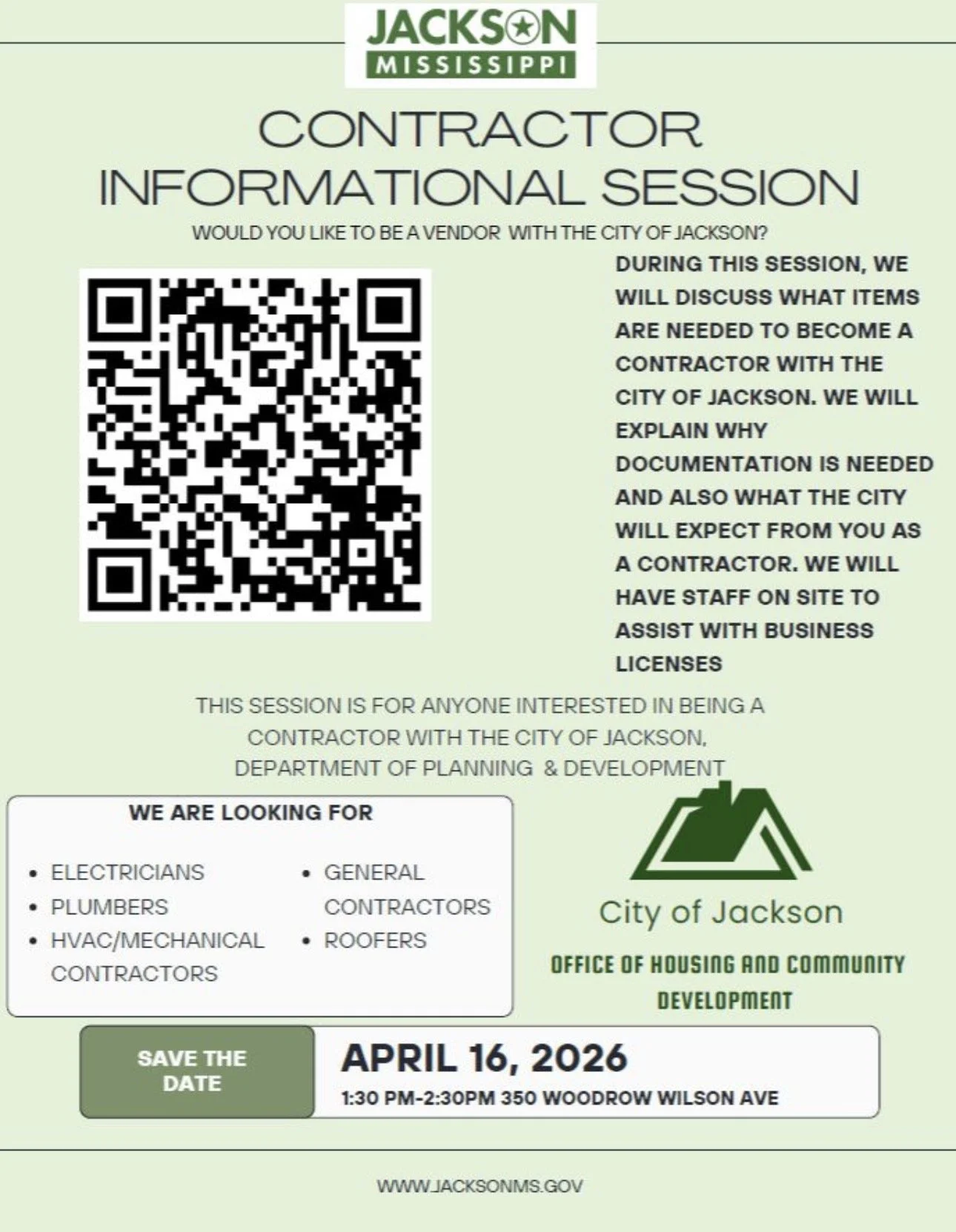 Contractor Informational Session
