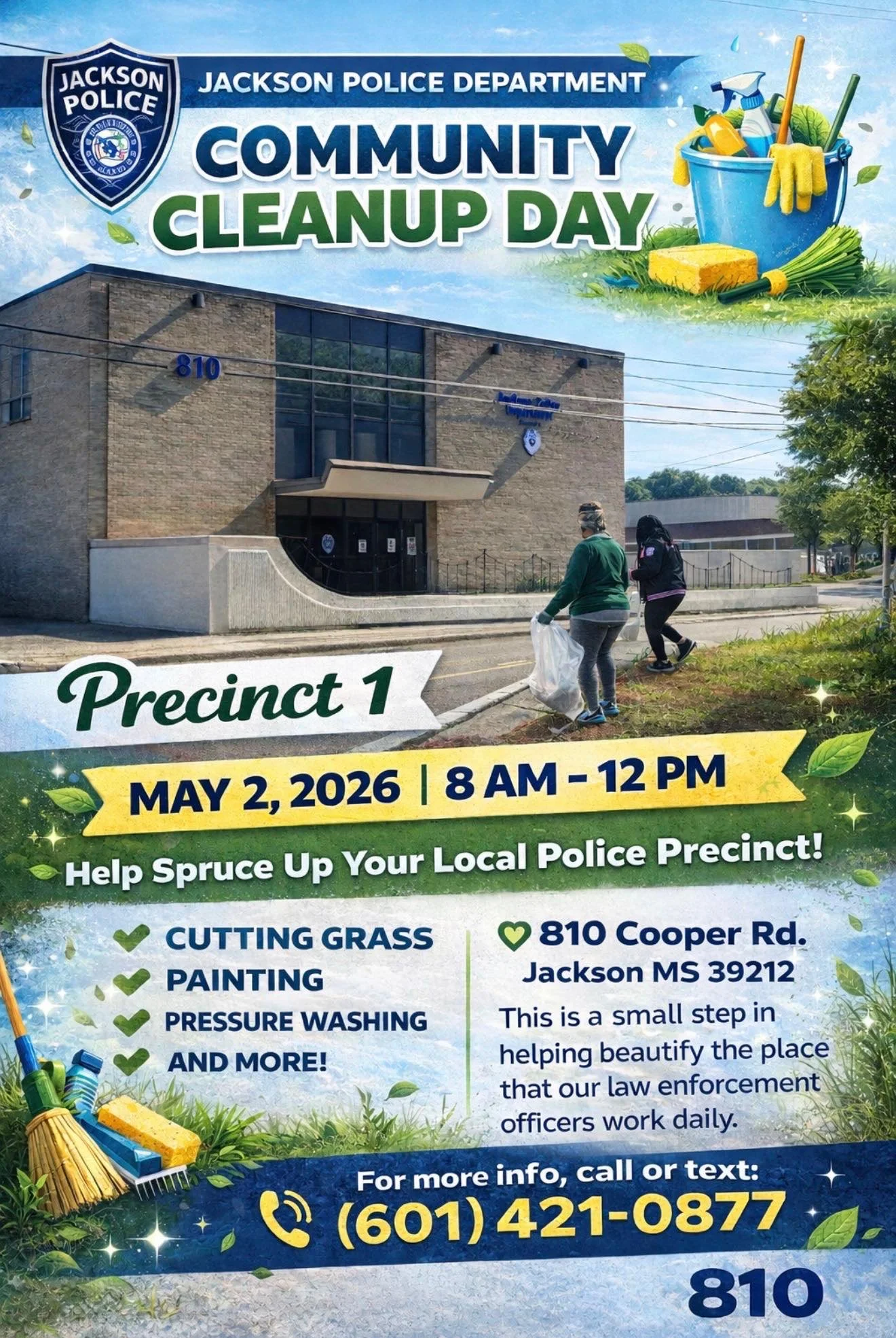 Community Cleanup Day at Precinct 1