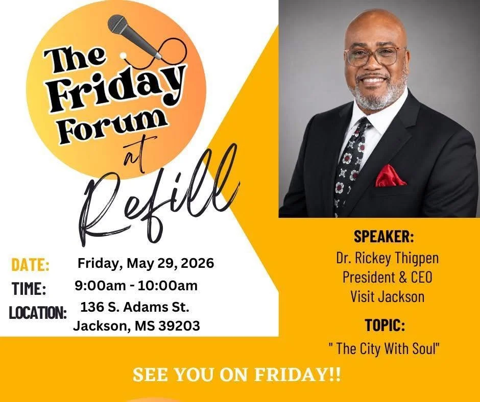 The Friday Forum at Refill: "The City With Soul" featuring Dr. Rickey Thigpen