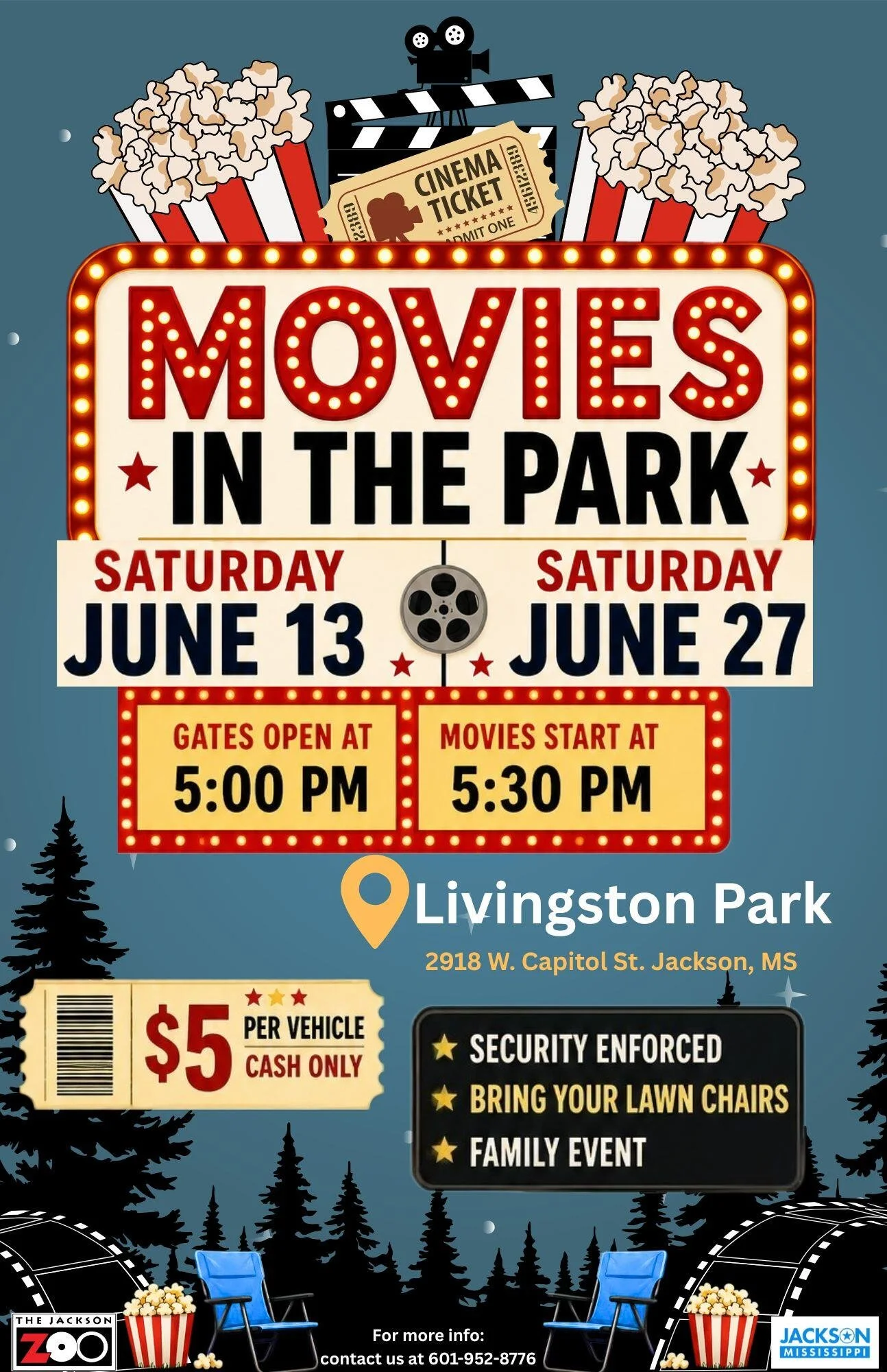 Movies in the Park at Livingston Park