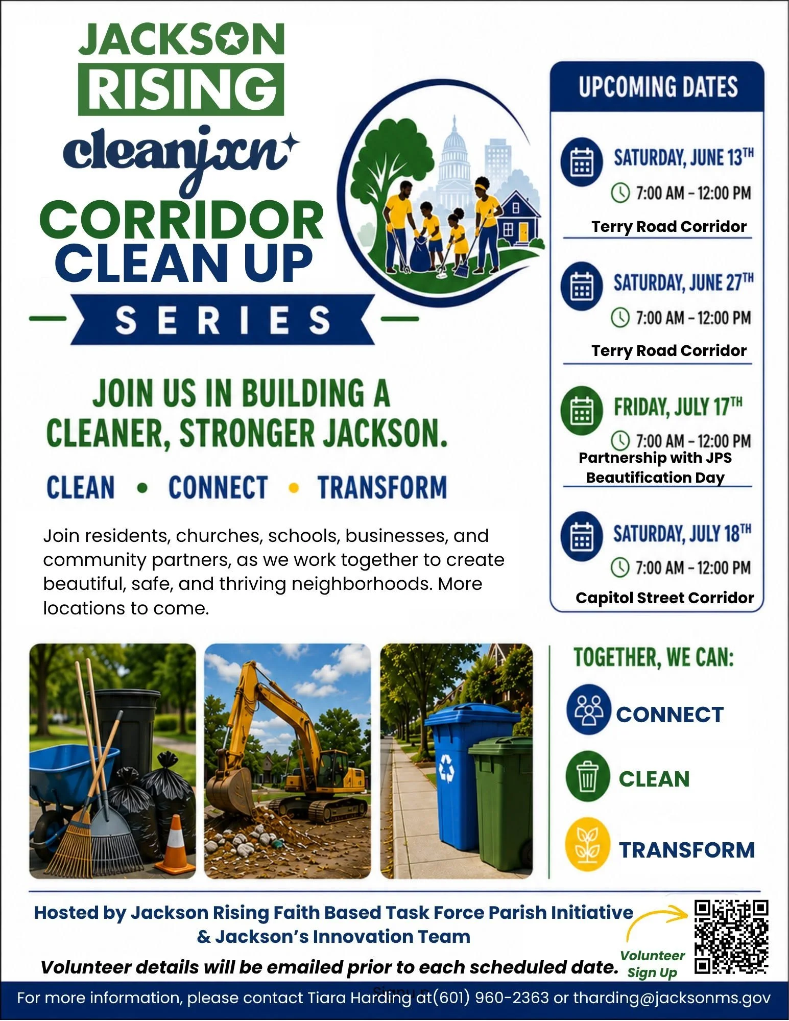 Jackson Rising CleanJXN Corridor Clean Up: Terry Road Corridor