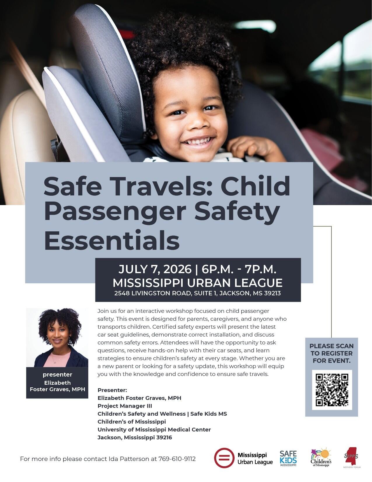 Safe Travels: Child Passenger Safety Essentials Workshop