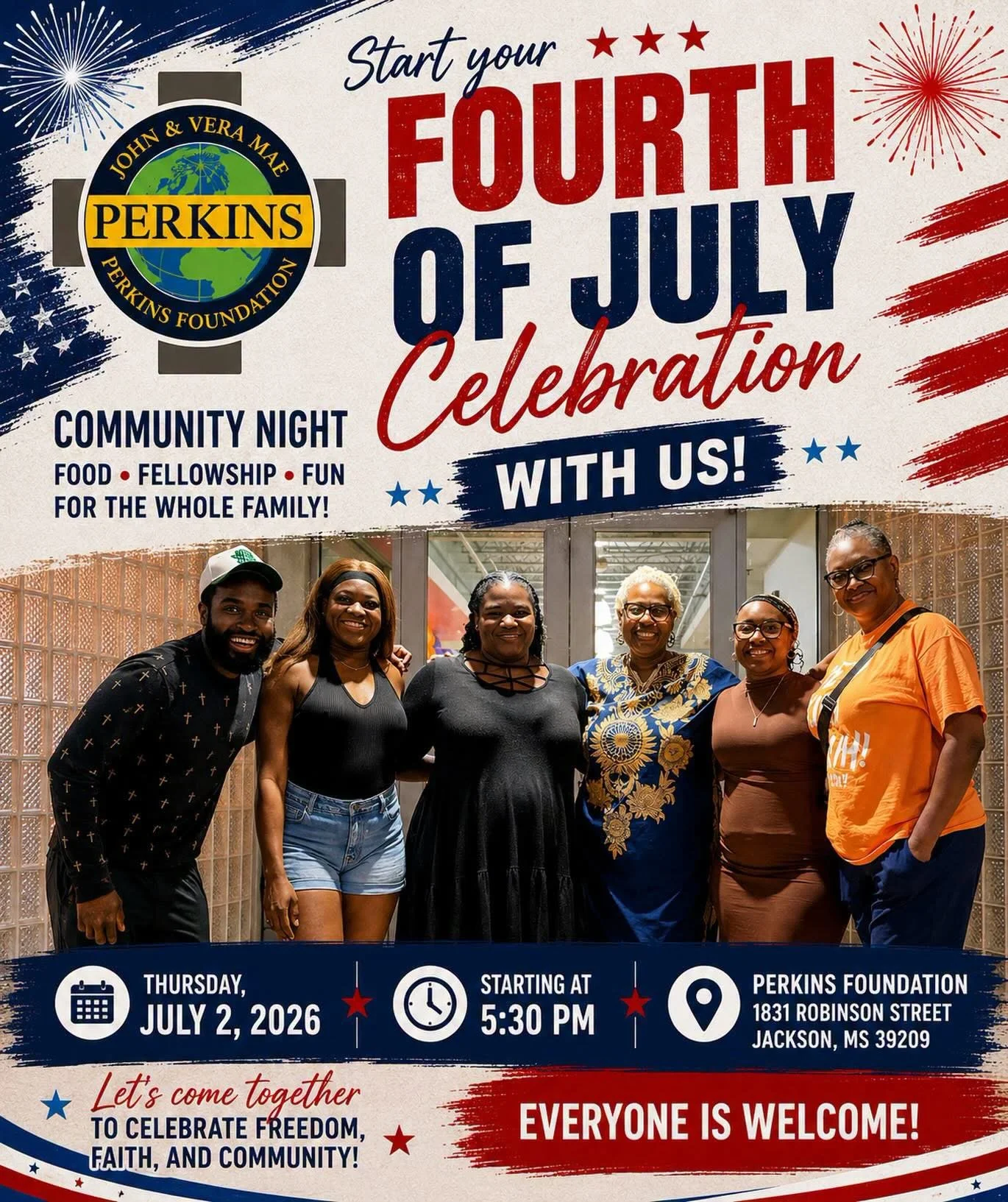 Perkins Foundation Fourth of July Celebration Community Night