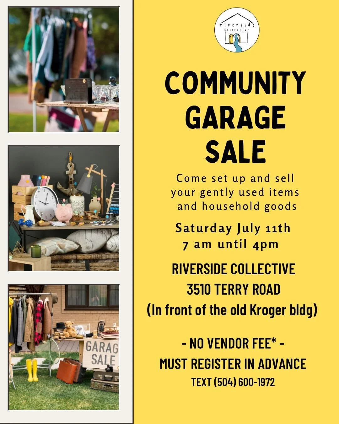 Riverside Collective Community Garage Sale