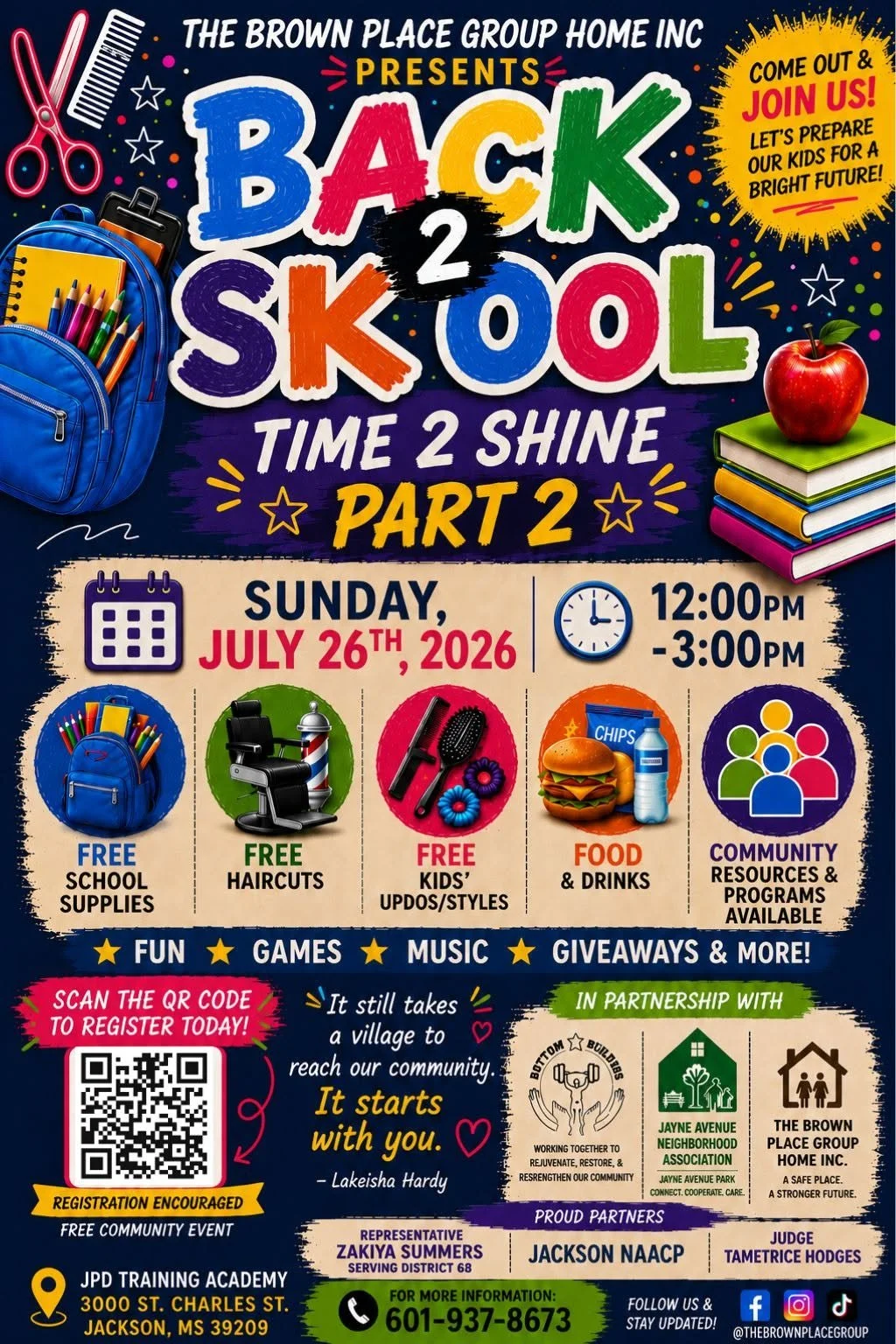 Back 2 Skool: Time 2 Shine Part 2 by The Brown Place Group Home Inc.