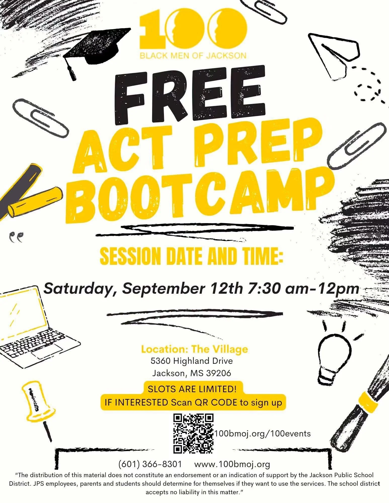 100 Black Men of Jackson Free ACT Prep Bootcamp