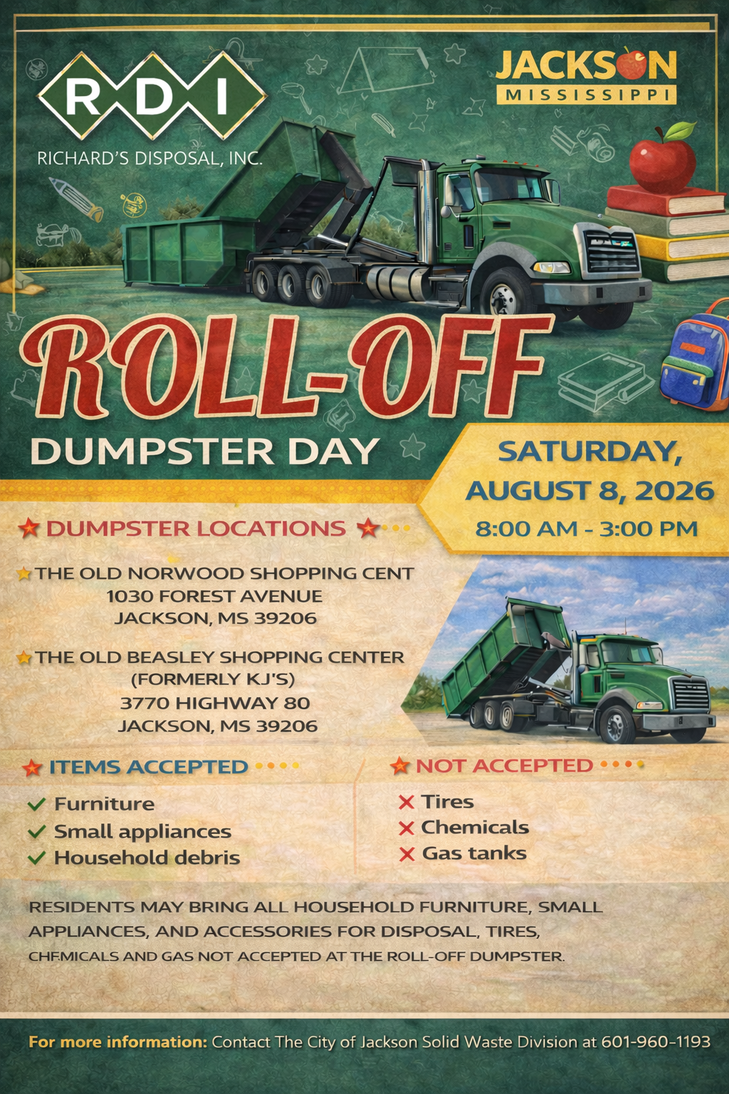 City of Jackson Roll-Off Dumpster Day
