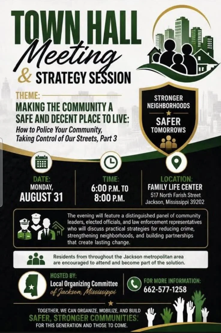 Town Hall Meeting and Strategy Session: Making the Community a Safe and Decent Place to Live (Part 3)