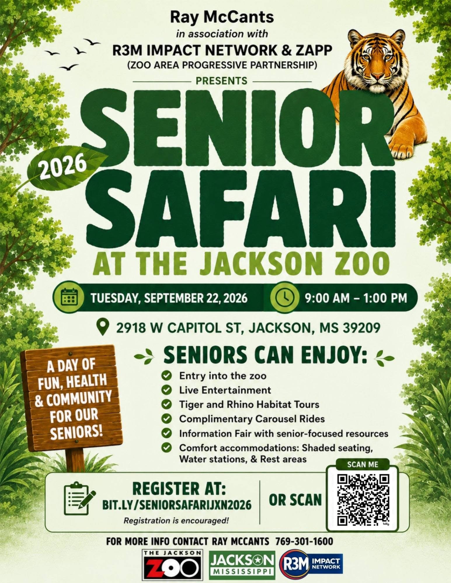 2026 Senior Safari at the Jackson Zoo