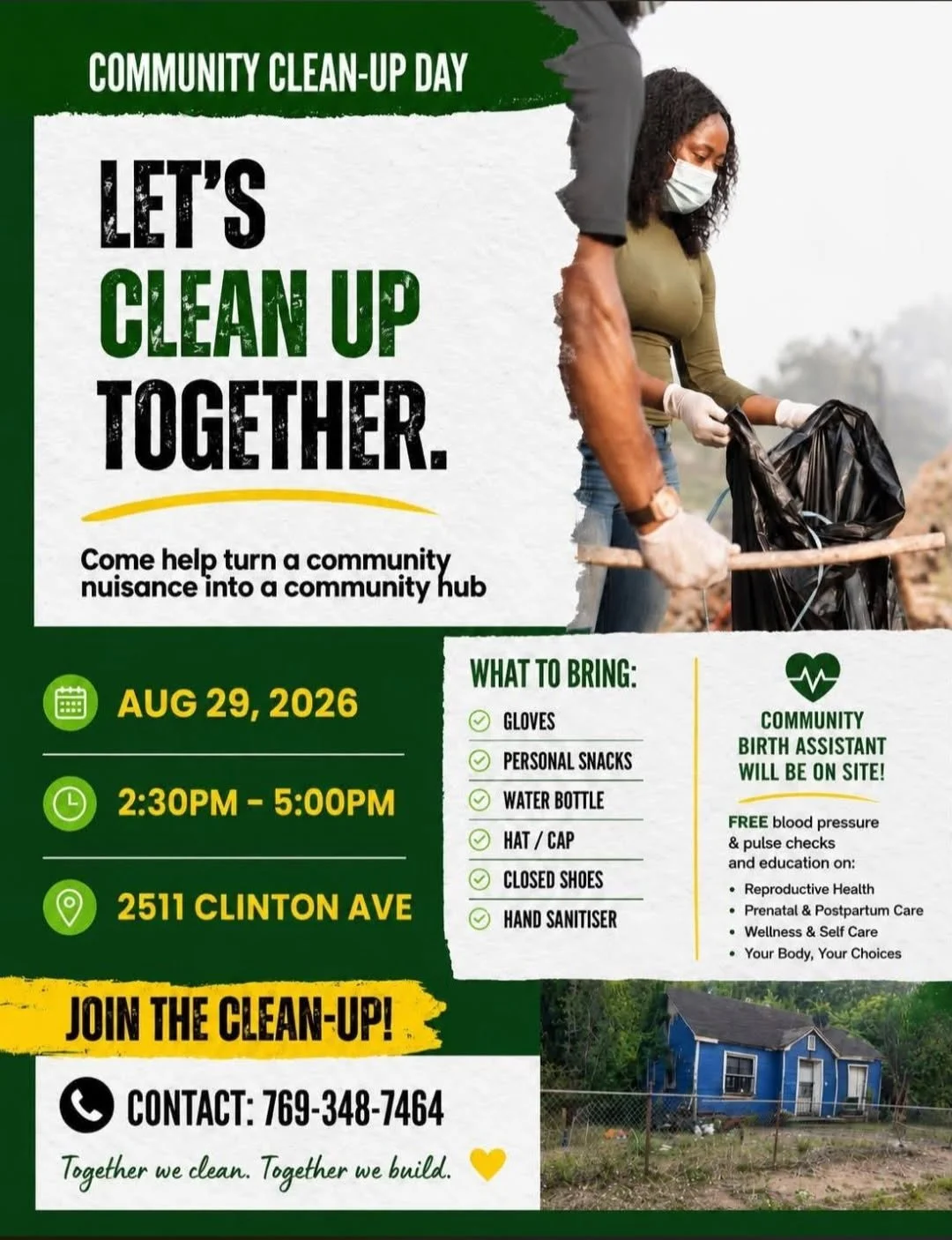 Community Clean-Up Day: Let's Clean Up Together