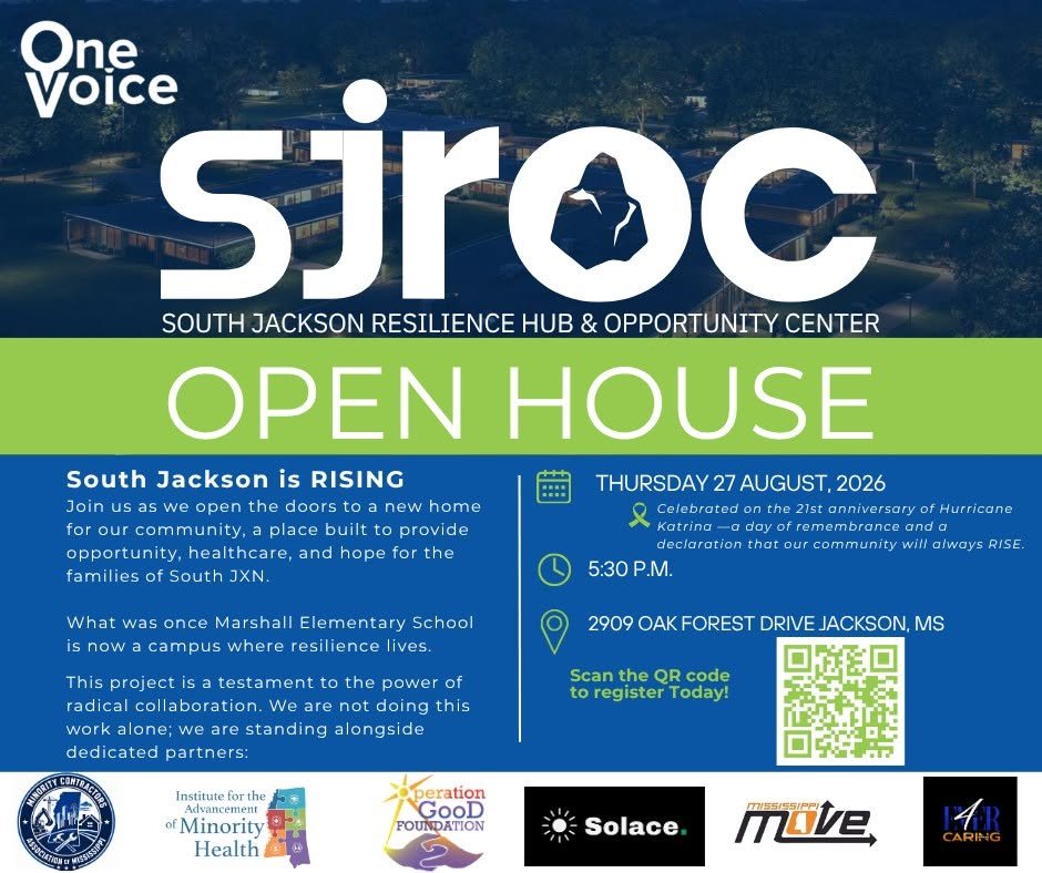 South Jackson Resilience Hub and Opportunity Center (SJROC) Open House