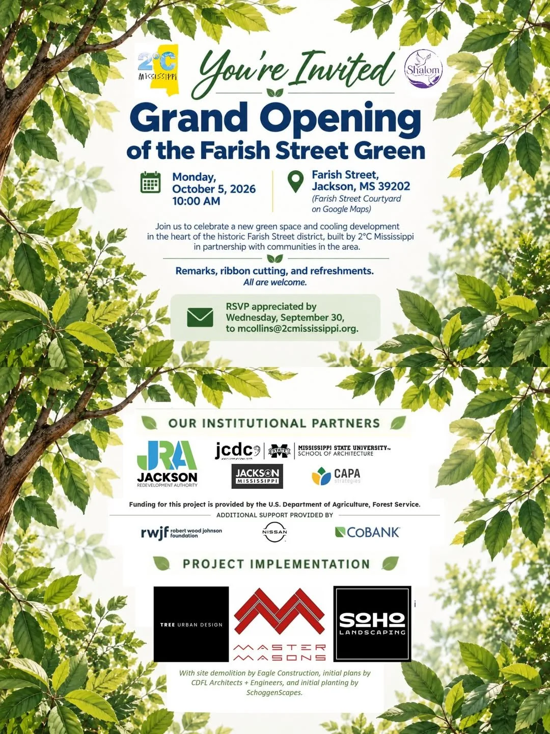 Grand Opening of the Farish Street Green