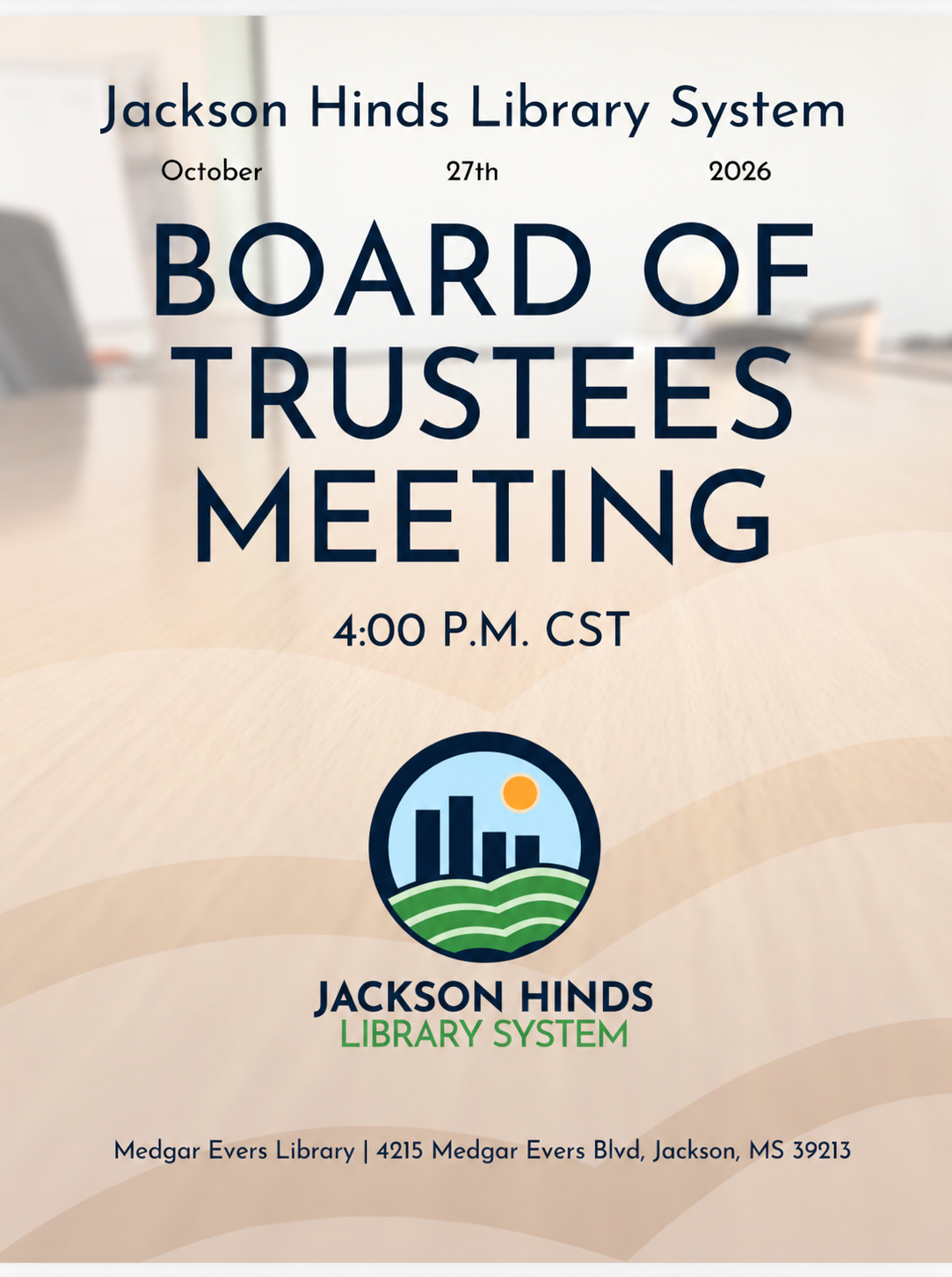 Jackson/Hinds Library System Board of Trustees Meeting