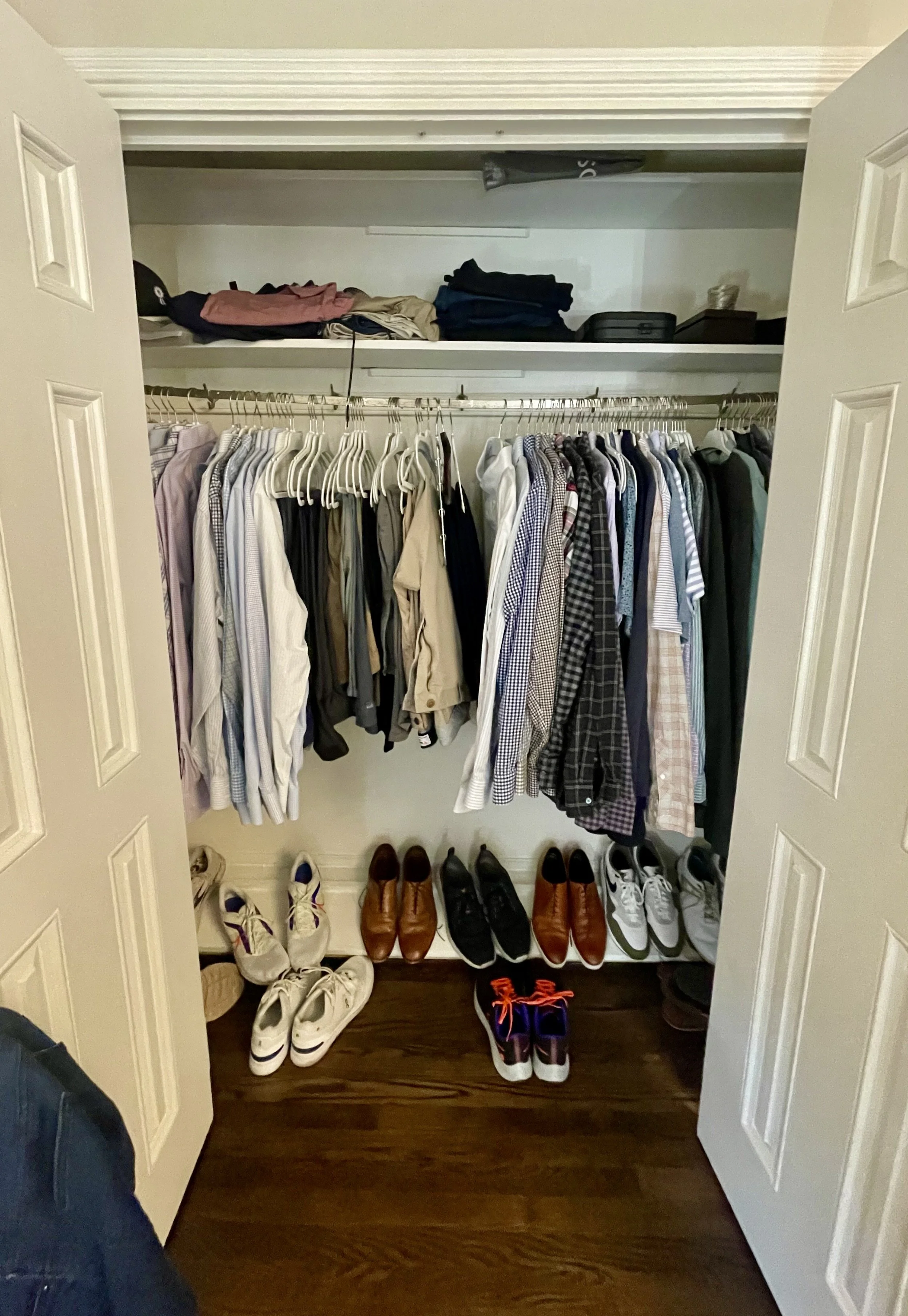 Primary Closet Before