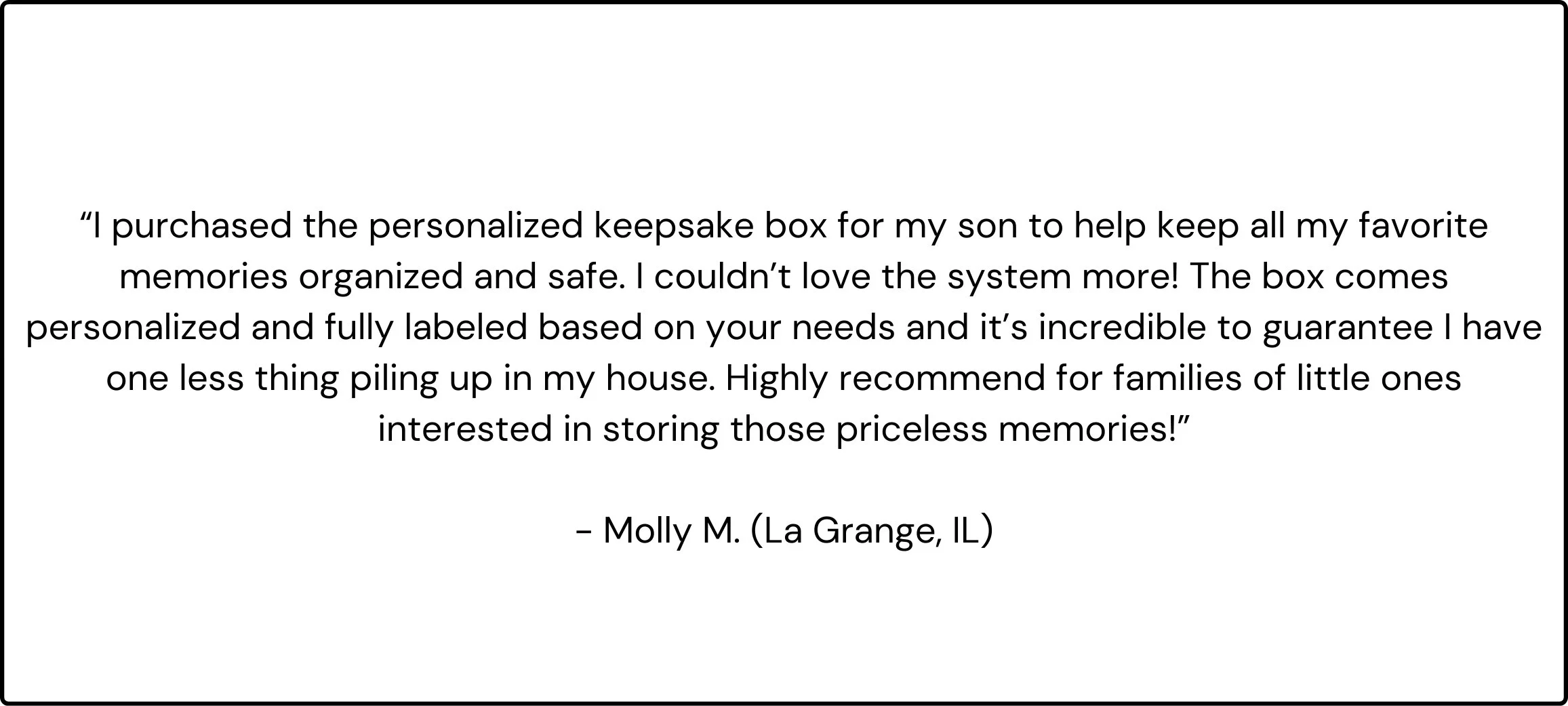 Google Review for Home Organization and Decluttering Service in Chicago