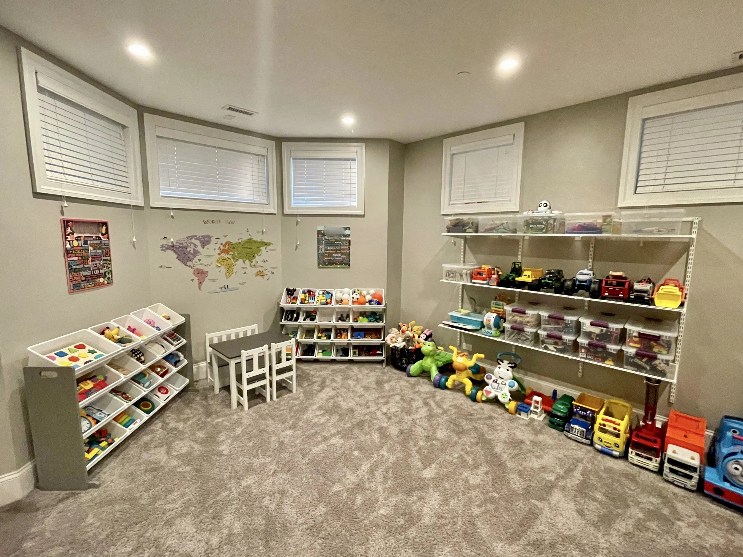 Basement Playroom After