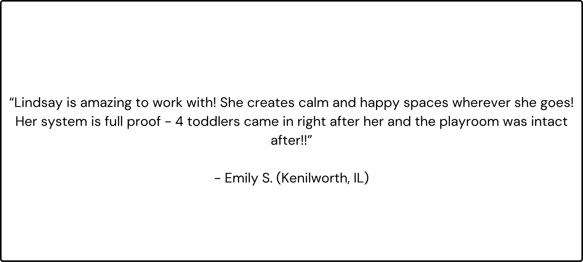 Google Review for Home Organization and Decluttering Service in Chicago