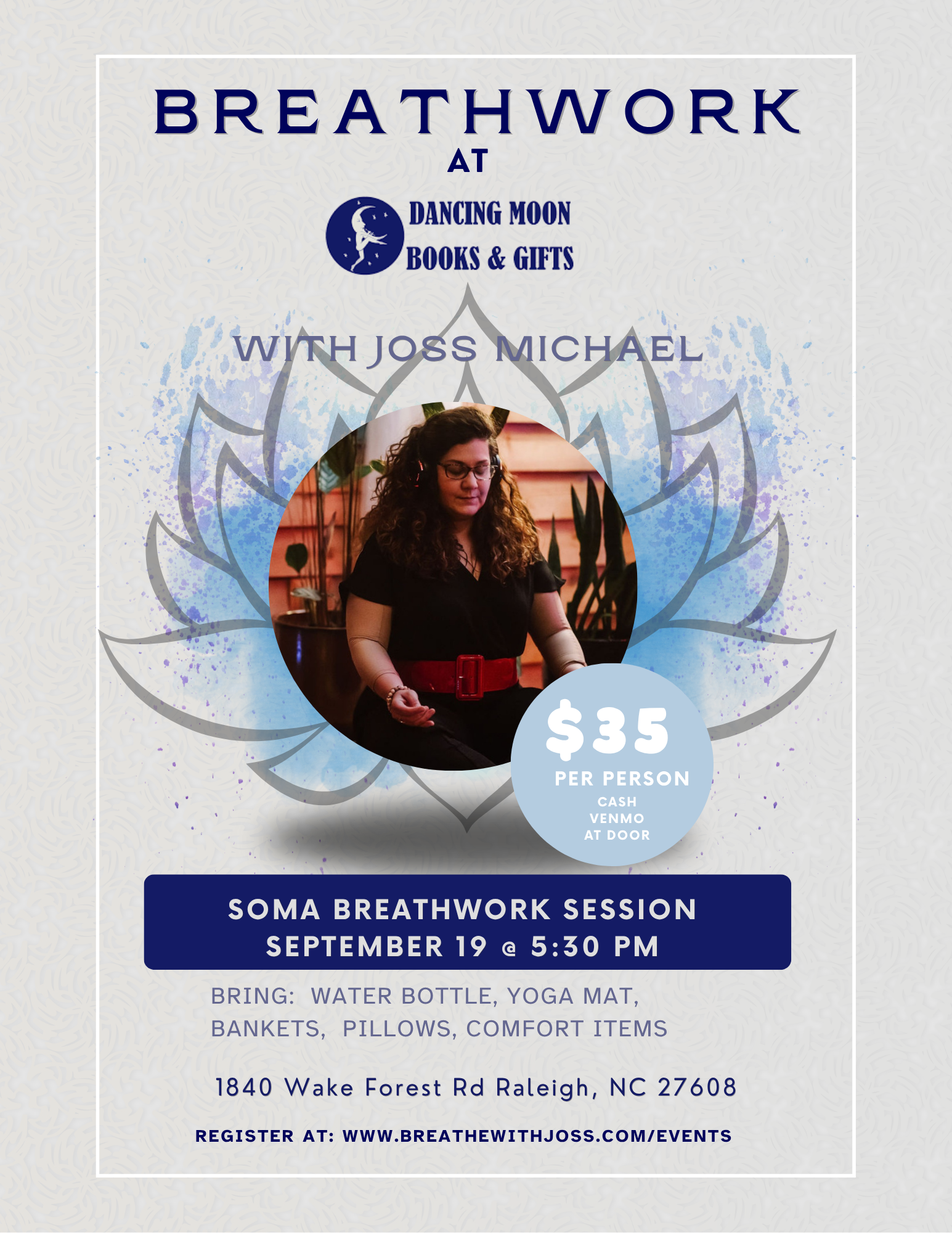 Breathwork at Dancing Moon