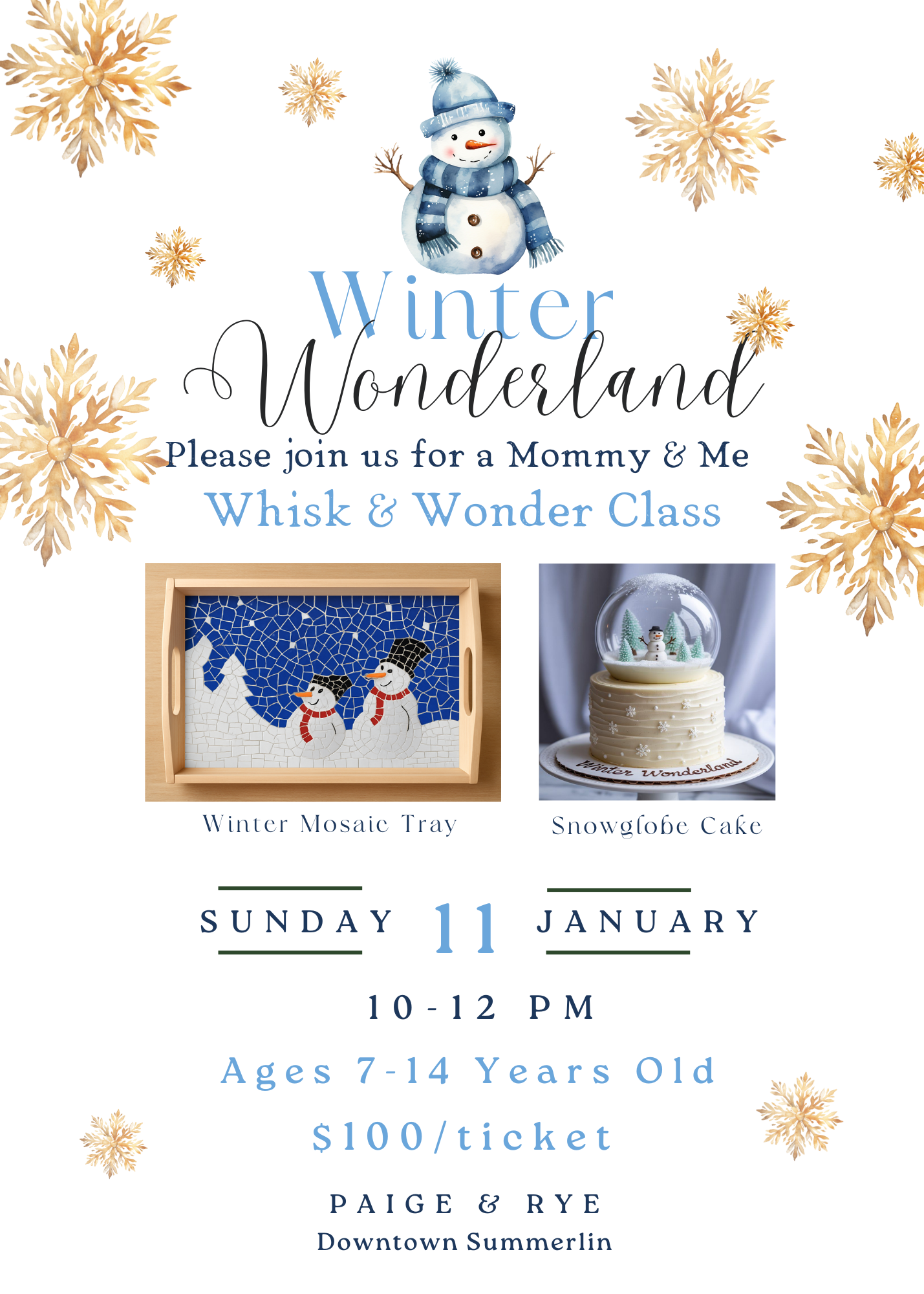 Winter Wonderland - Mommy & Me