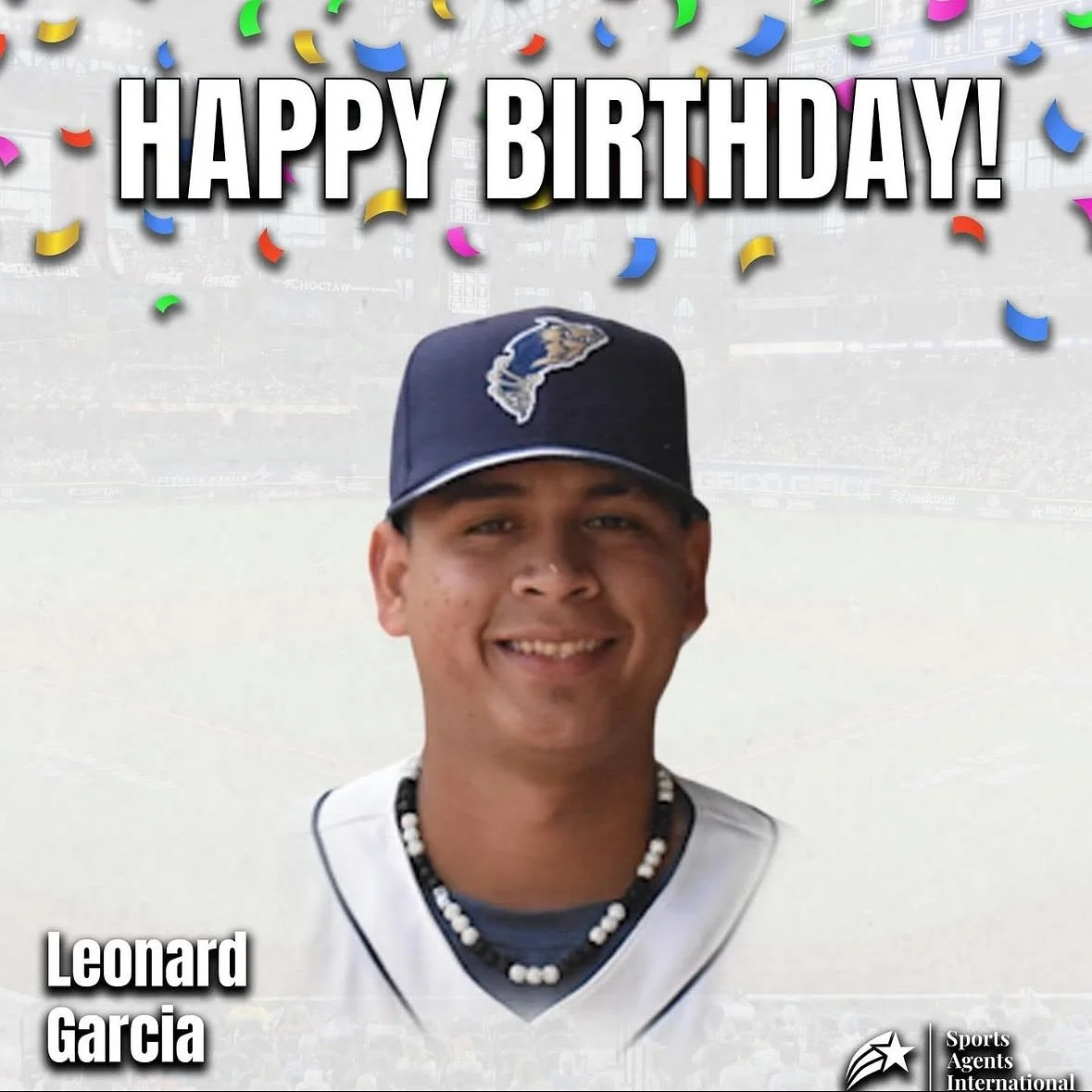 Happy birthday to Leonard Garcia
