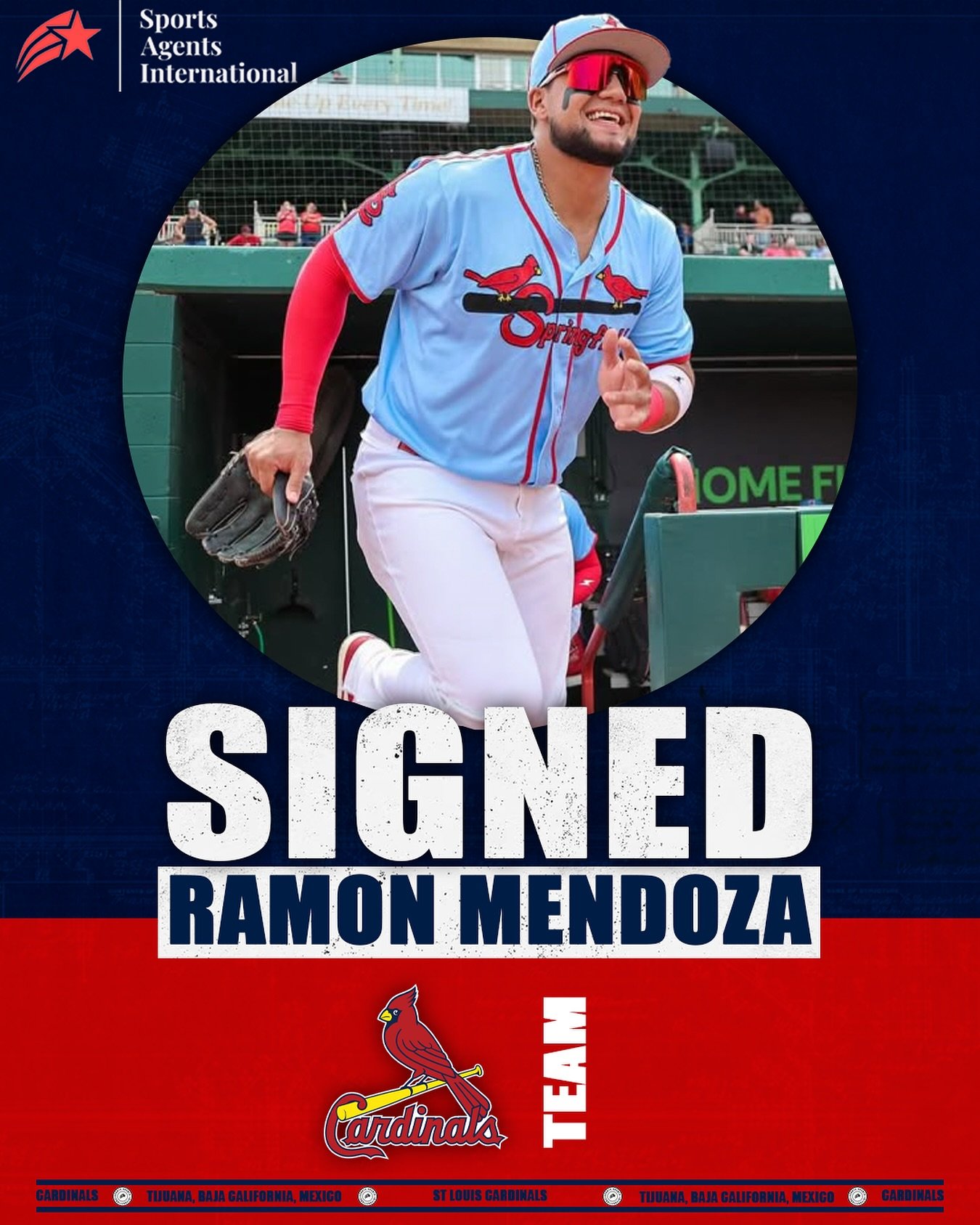 Congratulations to Ramon Mendoza on re-signing with the Saint Louis Cardinals for the 2026 season
