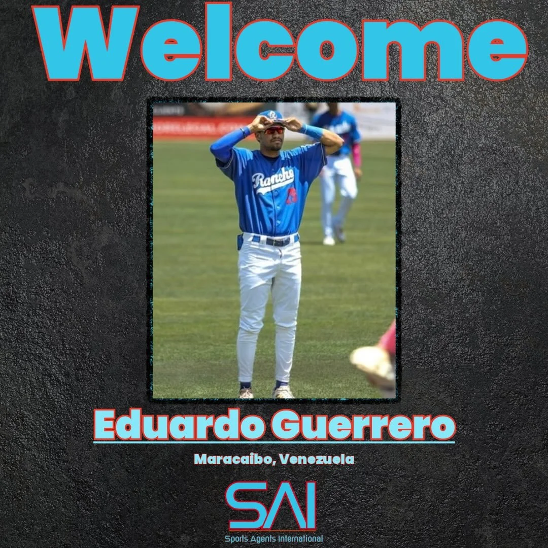 We are excited to welcome Eduardo Guerrero to the SAI family! Guerrero is currently in High-A in the Dodgers organization