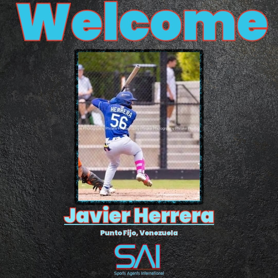 We&rsquo;re excited to welcome Javier Herrera to the SAI family! Herrera is currently in A ball in the Dodgers organization hitting .305/.423/.458 with an .881 OPS 

Photo Credit: @phrakephotography