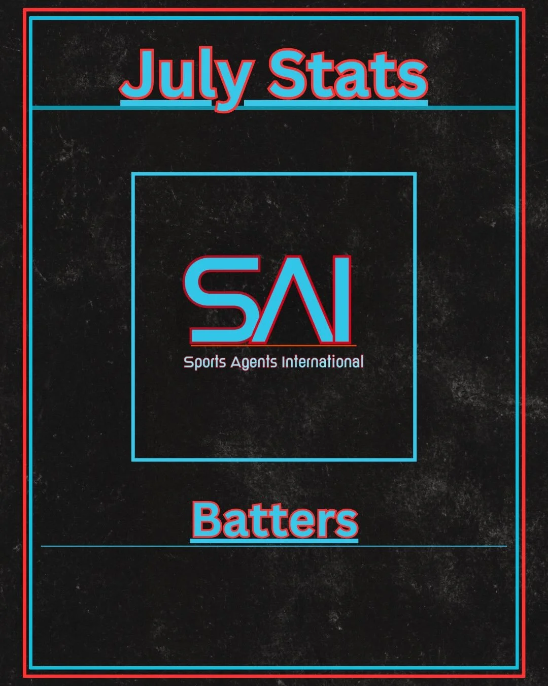 Check out some of our hitters who had a great July