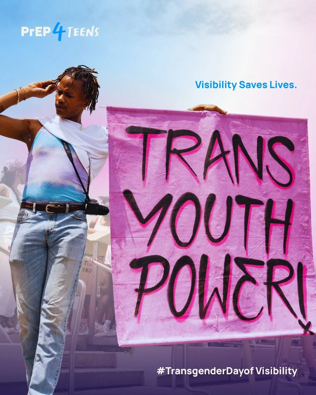 Today is Transgender Day of Visibility, a day to celebrate trans youth, their stories, and the power of showing up as your full self! Today and every day, you deserve to be seen, supported, and celebrated exactly as you are.  #TransDayOfVisibility #T