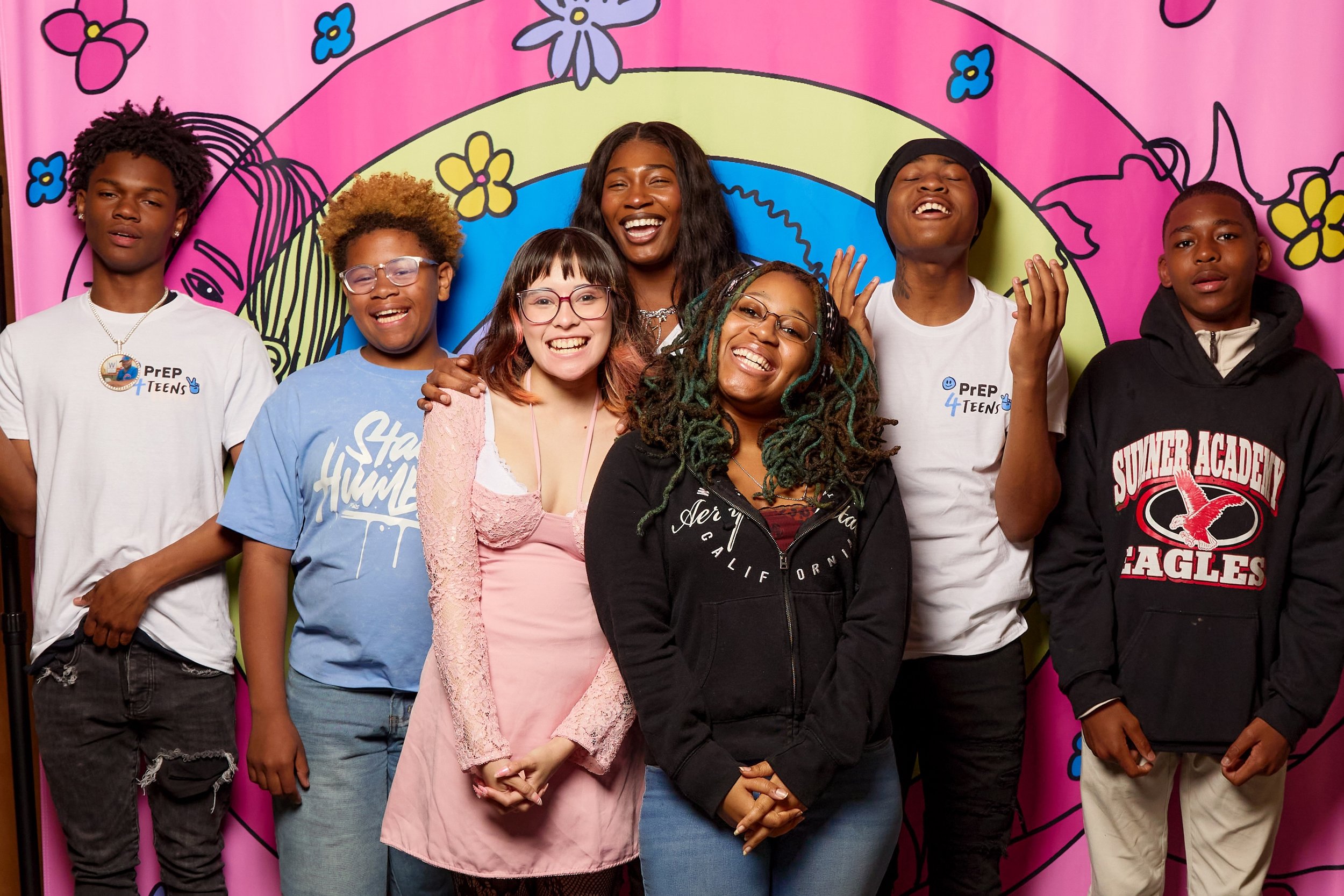 Still thinking about the PrEP4Teens Youth Leadership Committee Showcase! 😍 This spring cohort brought together 6 young leaders, ages 13&ndash;16, to learn about health advocacy and create impactful art. By the end of the program, 100% of participant