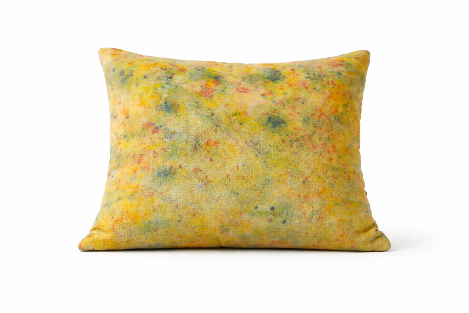 Green & Yellow Botanical Bundle Dyed Cushion
