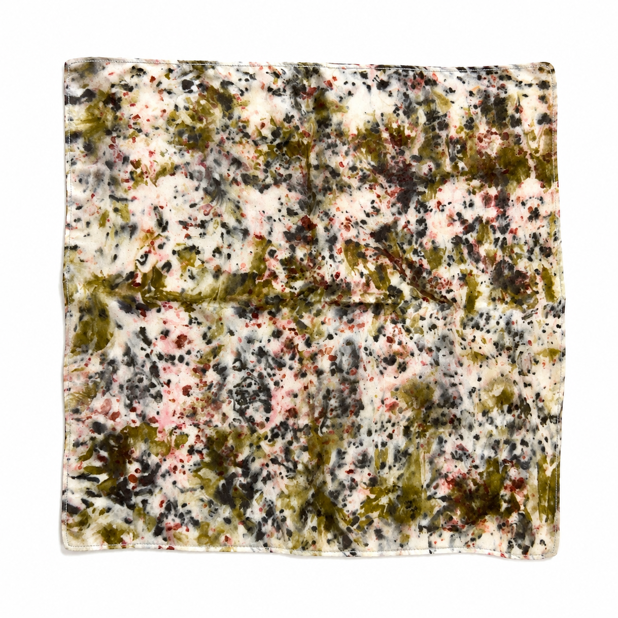 Earth Naturally Dyed Silk Pocket Square for Men