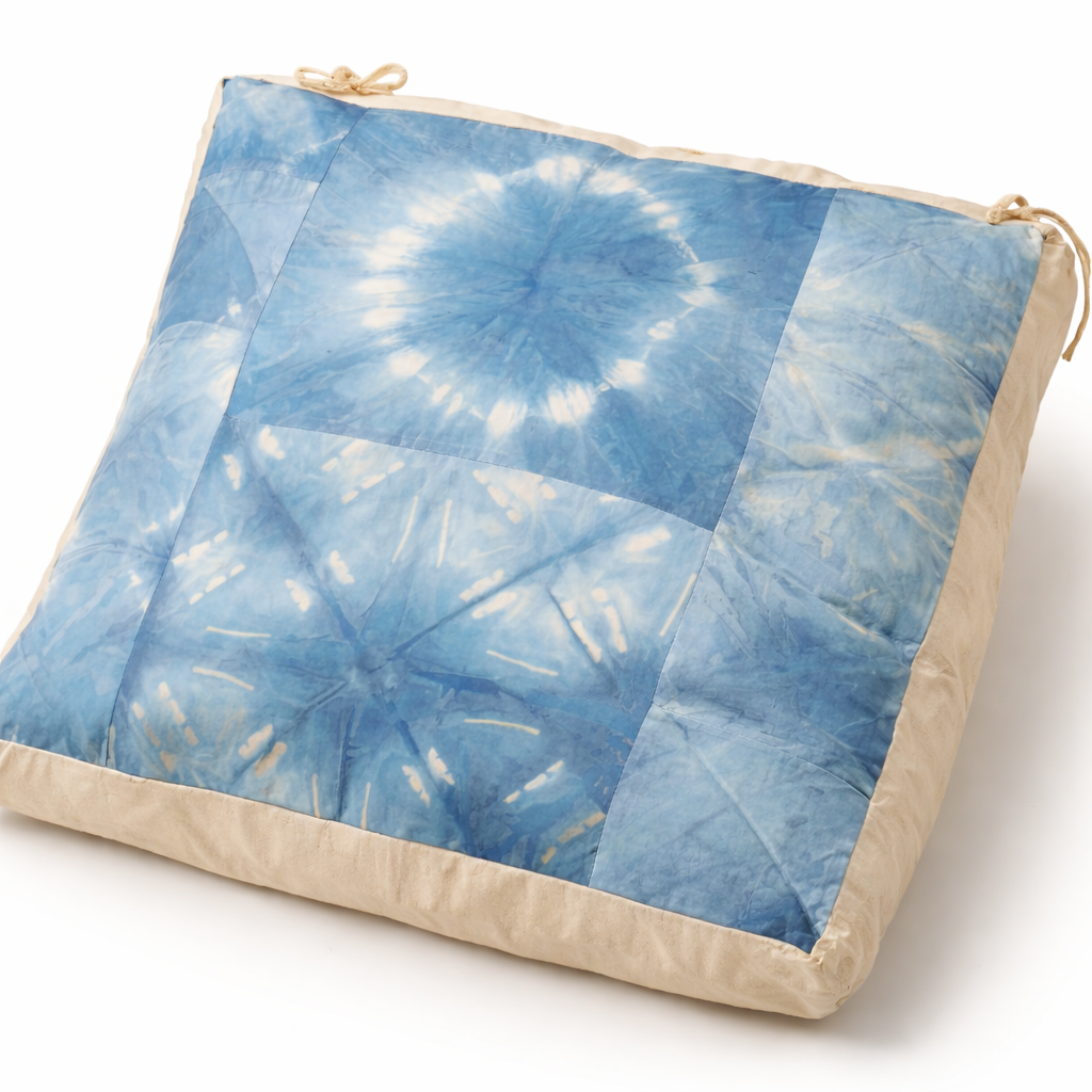 Indigo Dyed Shibori Floor Cushion.png