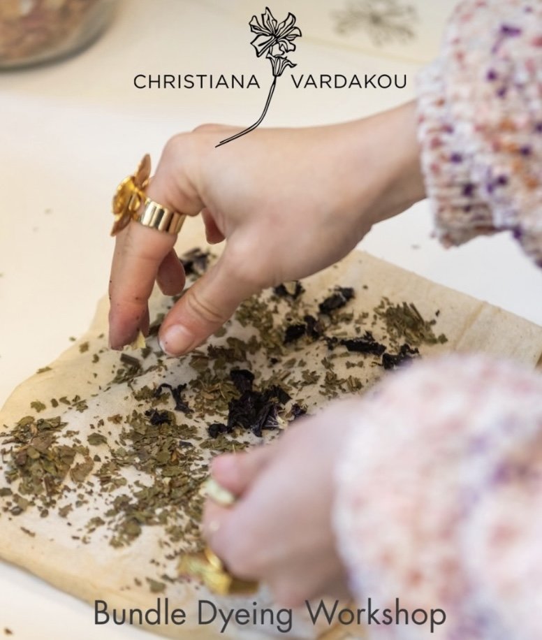 Bundle Dyeing Workshop at The Rooster, Antiparos