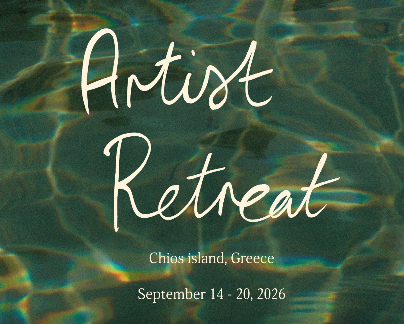 Artist Retreat in Chios Island, Greece
