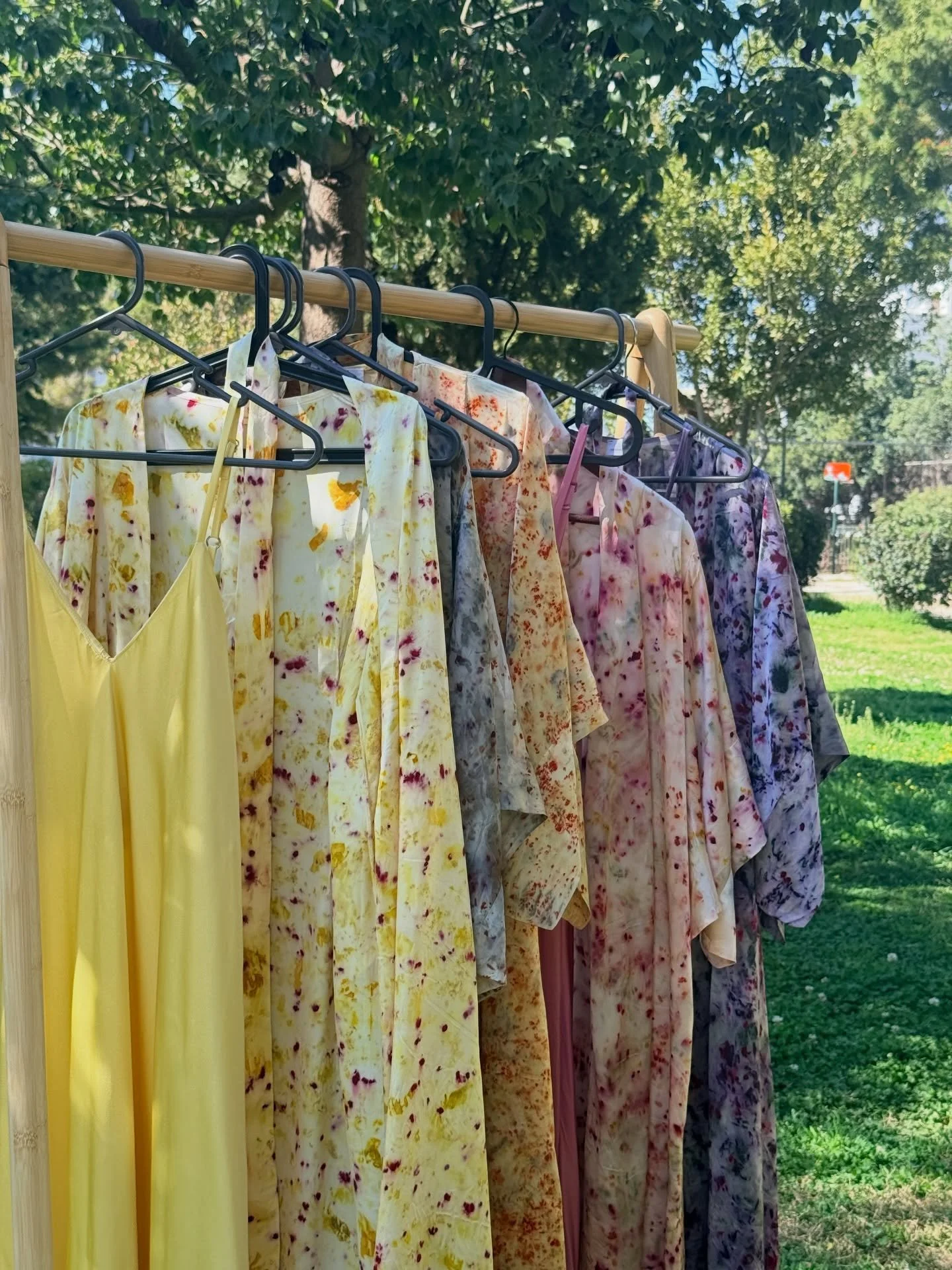 Sometimes (very often) I feel like I create clothing for fairies 🧚🏼&zwj;♀️ or Disney princesses 👸🏼 
&bull;
Soon you&rsquo;ll find these dresses (two of each colour) and one of a kind kimonos at @louizabyluisaworld 🌼🌸
&bull;
One of my most favou