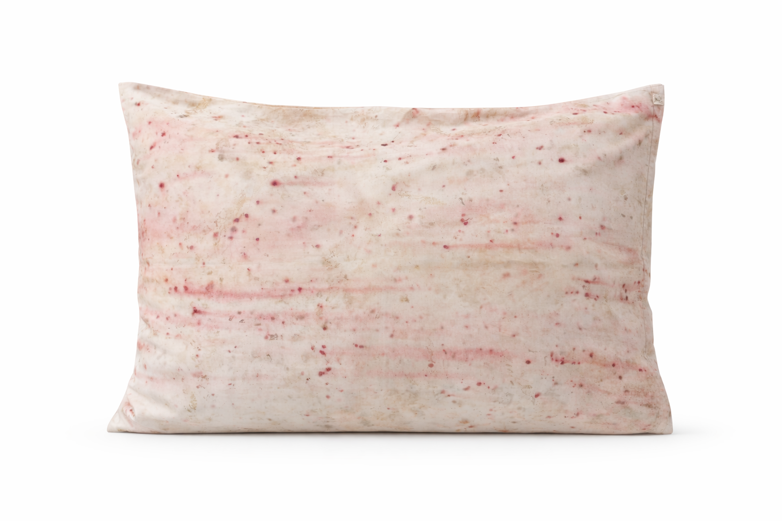 "Pinky" Botanical Bundle Dyed Cotton Pillowcase